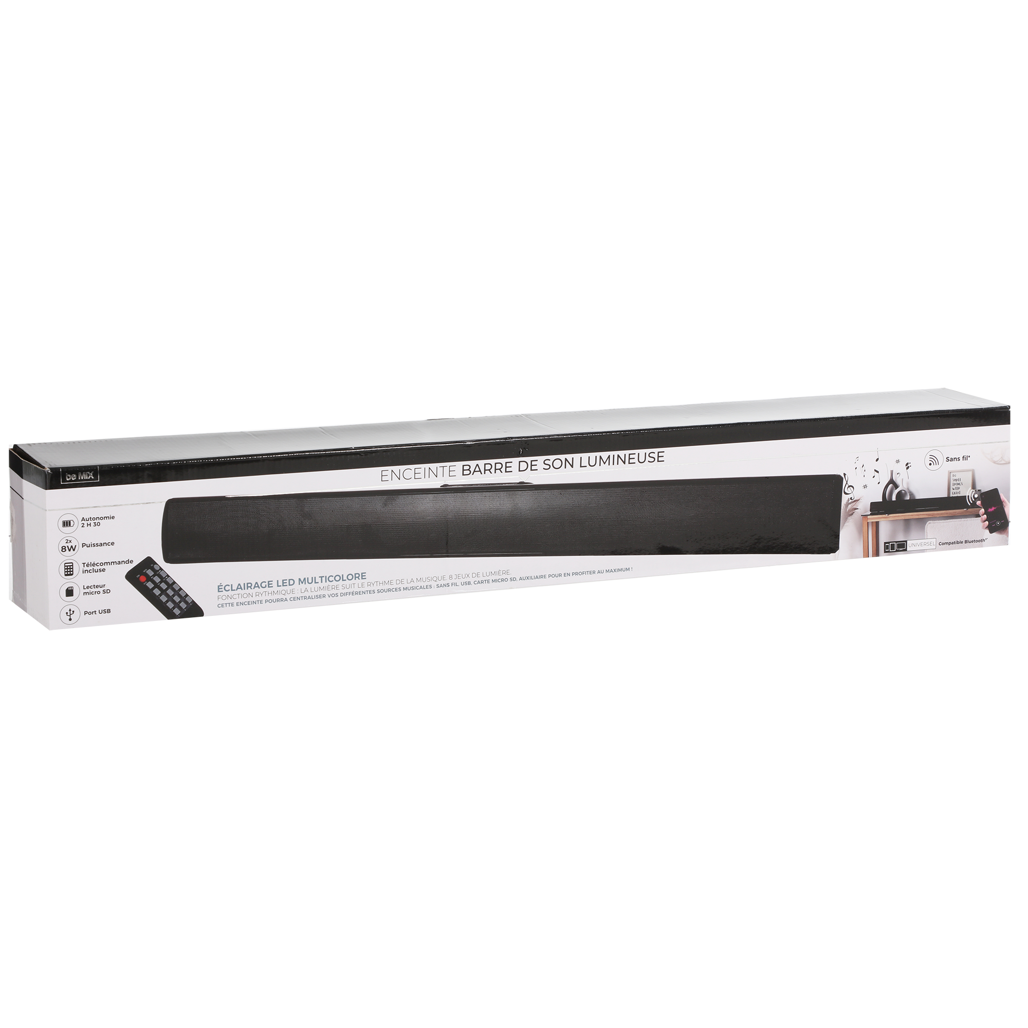 Barre de son LED 79cm