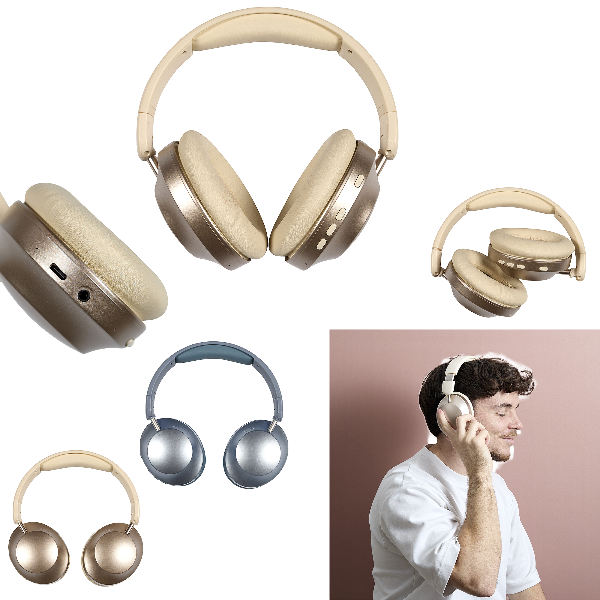 Casque sans fil réduction de bruit