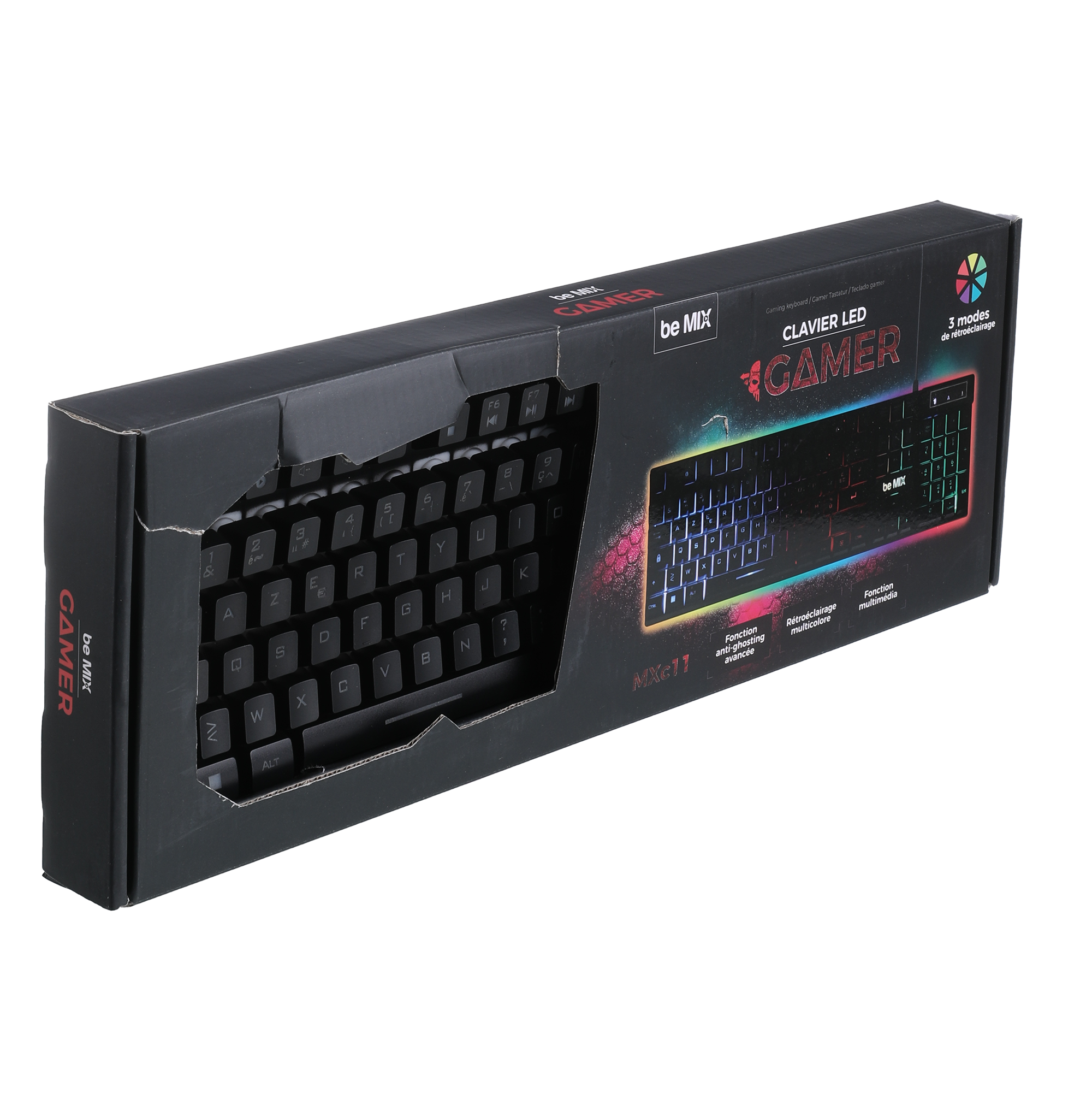 Clavier LED gamer