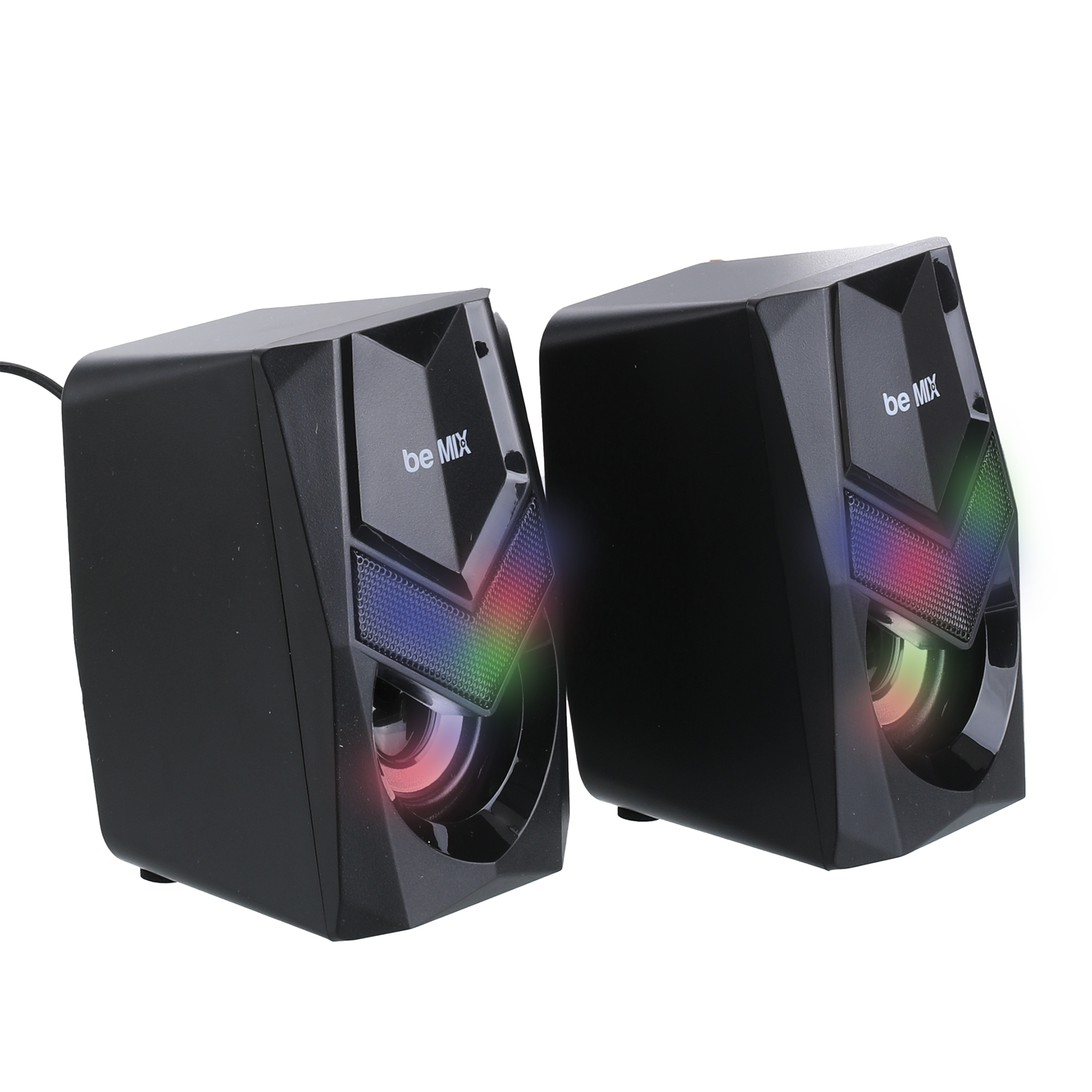 Enceinte gamer LED x2
