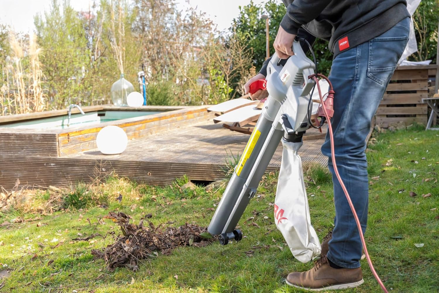 Aspirateur souffleur broyeur électrique 3000w