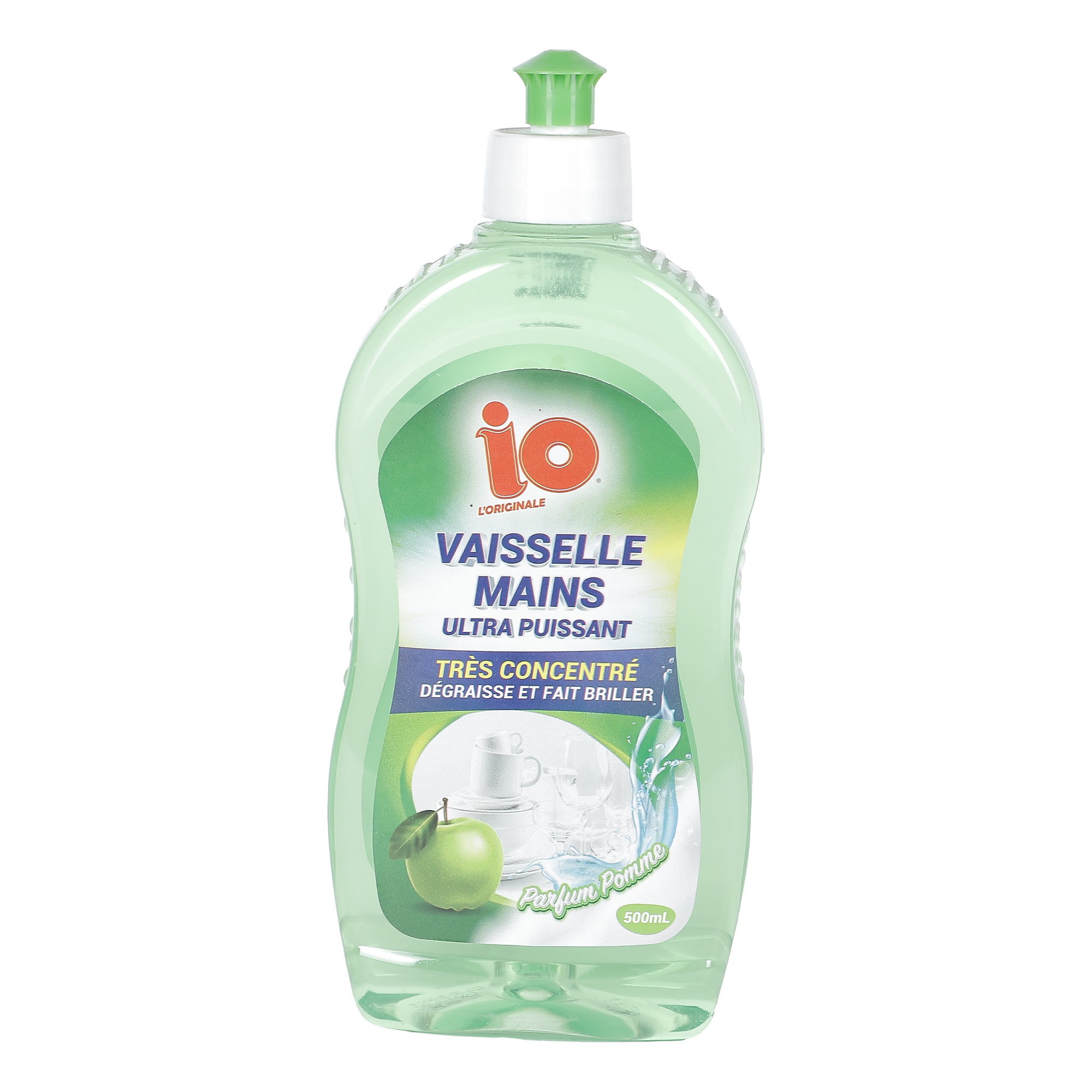Liquide vaisselle concentré ultra dégraissant pomme