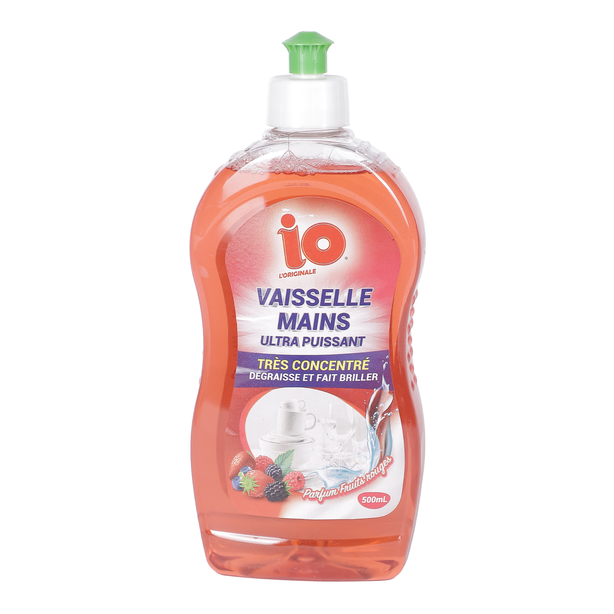 Liquide vaisselle concentré ultra dégraissant fruits rouges