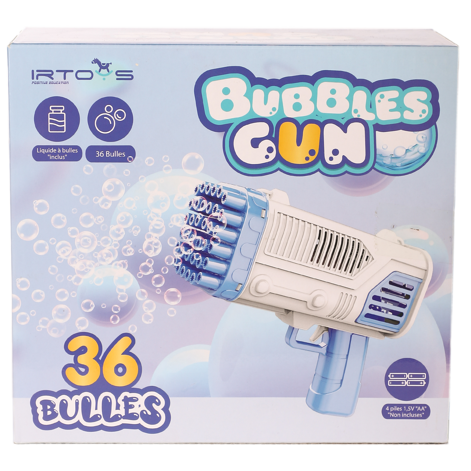 Pistolet à bulles - Bleu