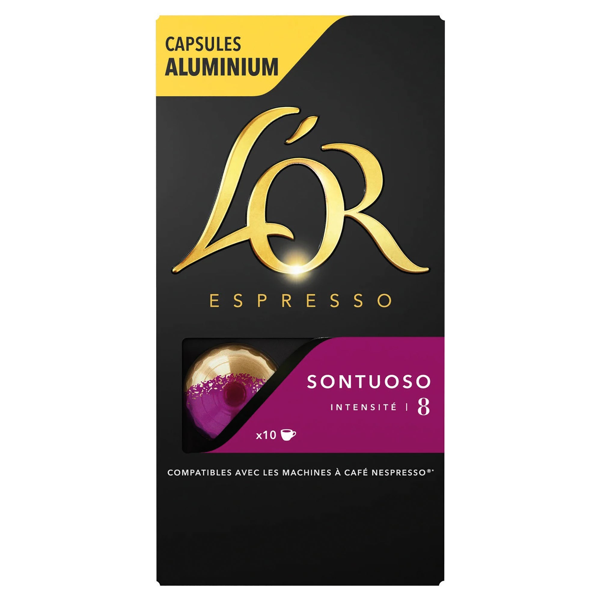 10 capsules espresso Sontuose intensive 8
