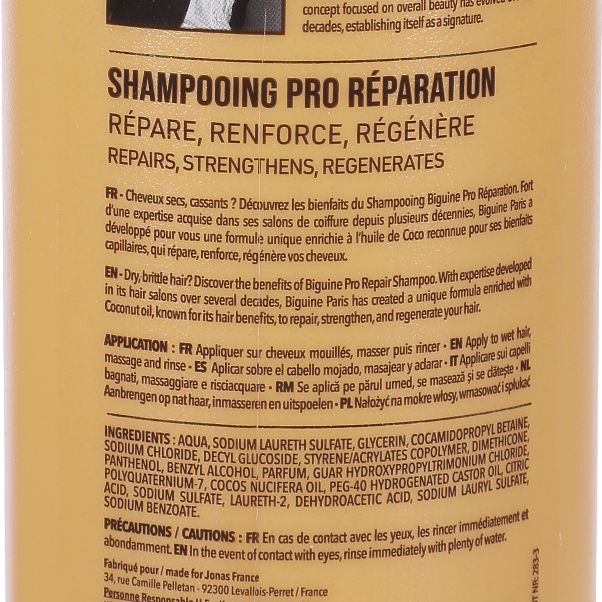 Shampoing pro réparateur