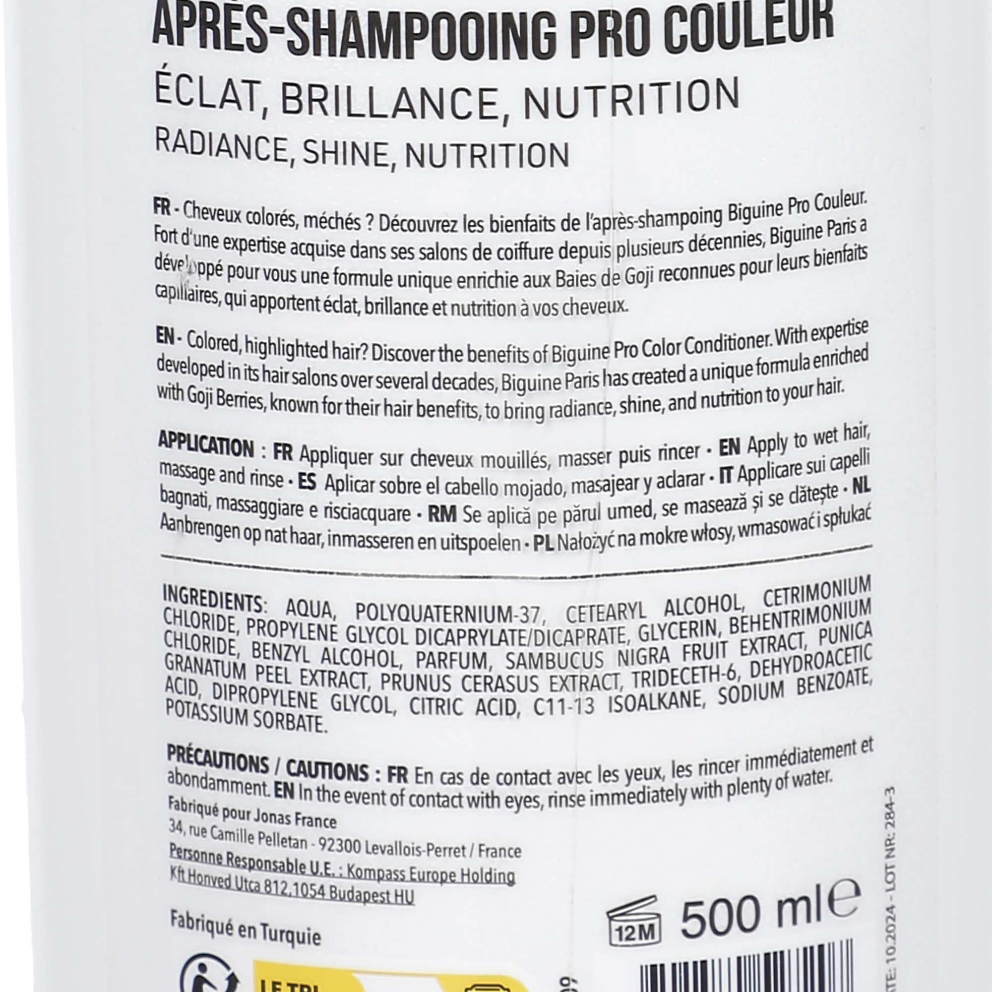 Après-shampoing pro couleur