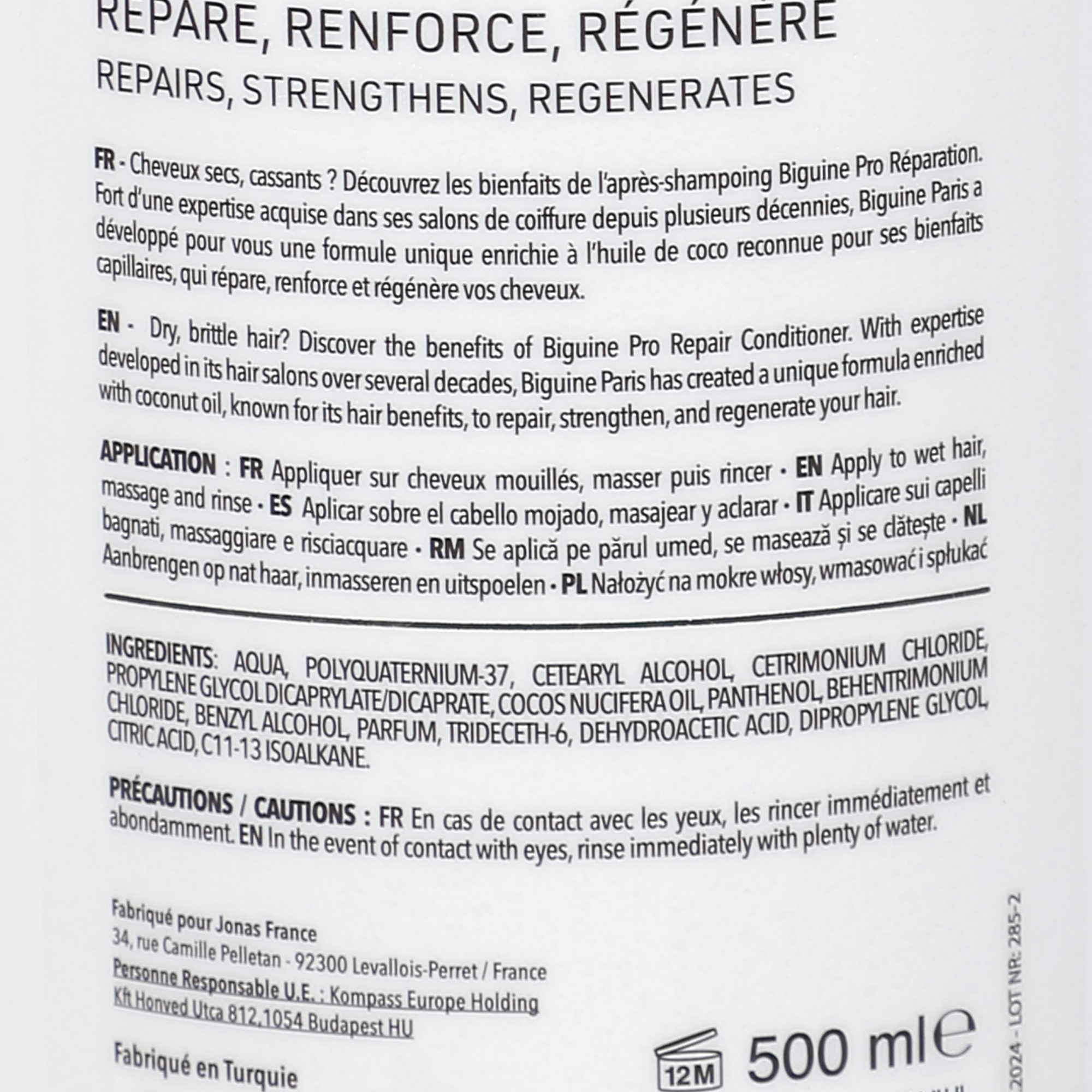 Après-shampoing pro réparation