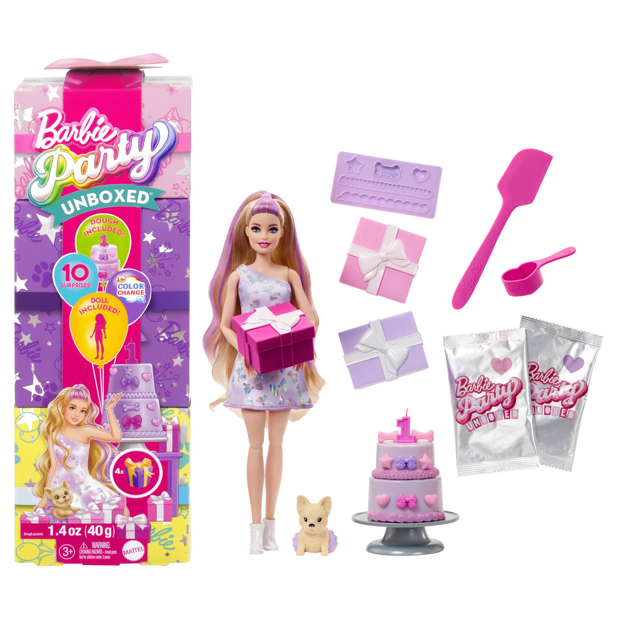 Barbie color reveal party violet