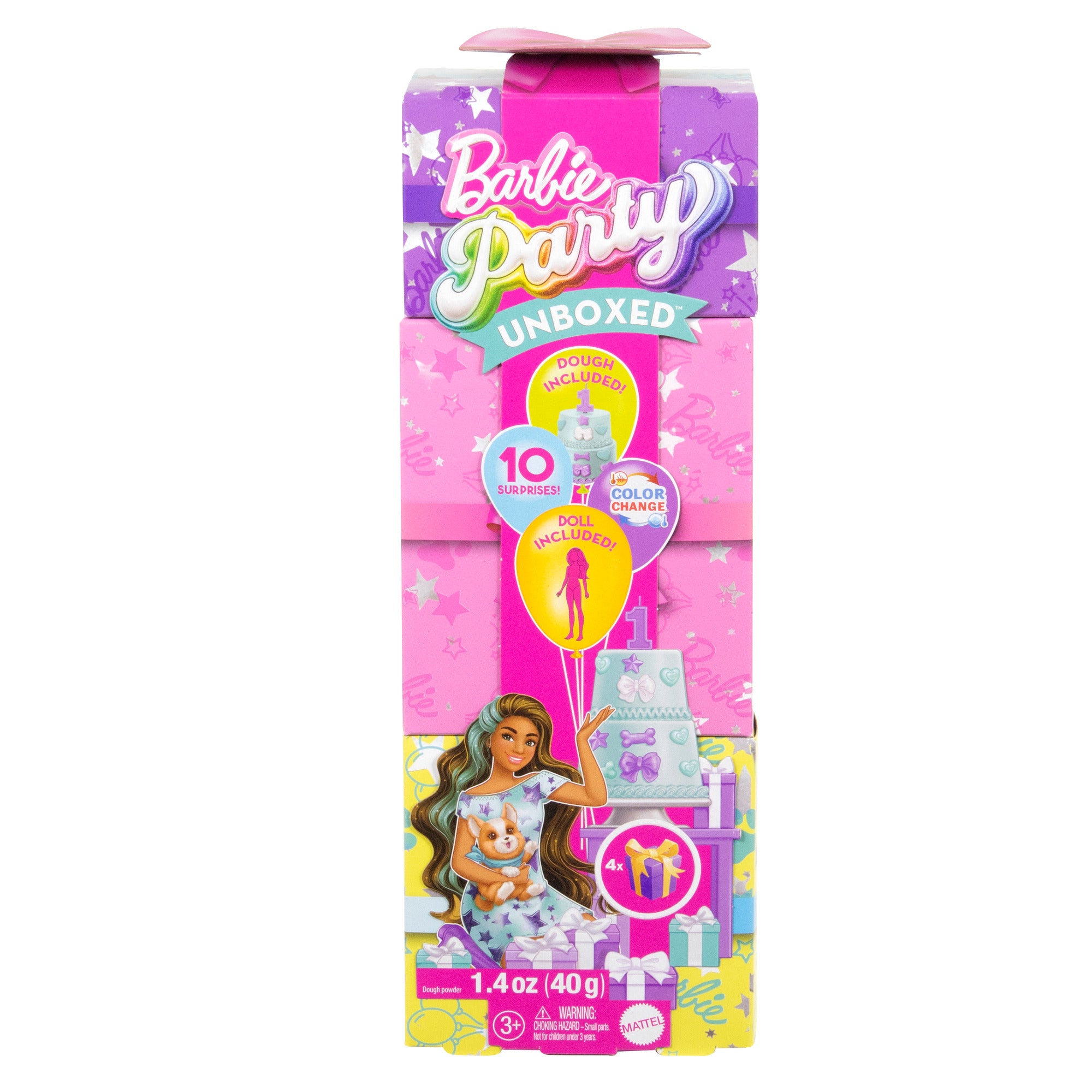 Barbie color reveal party bleu