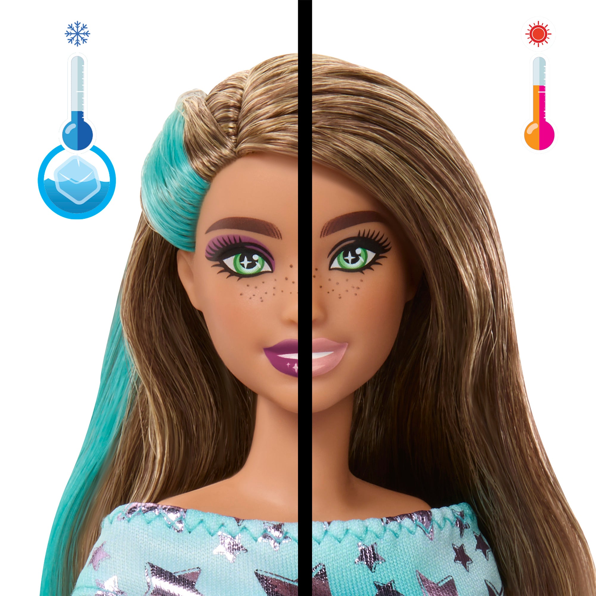 Barbie color reveal party bleu