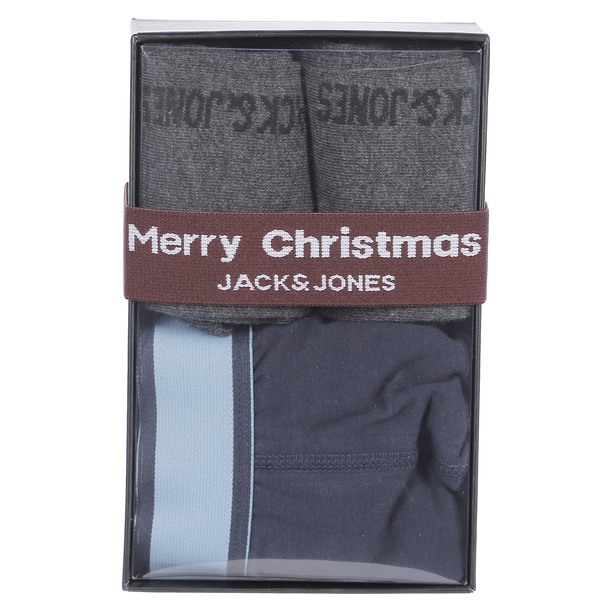 Boite cadeau boxer + chaussettes - Bleu