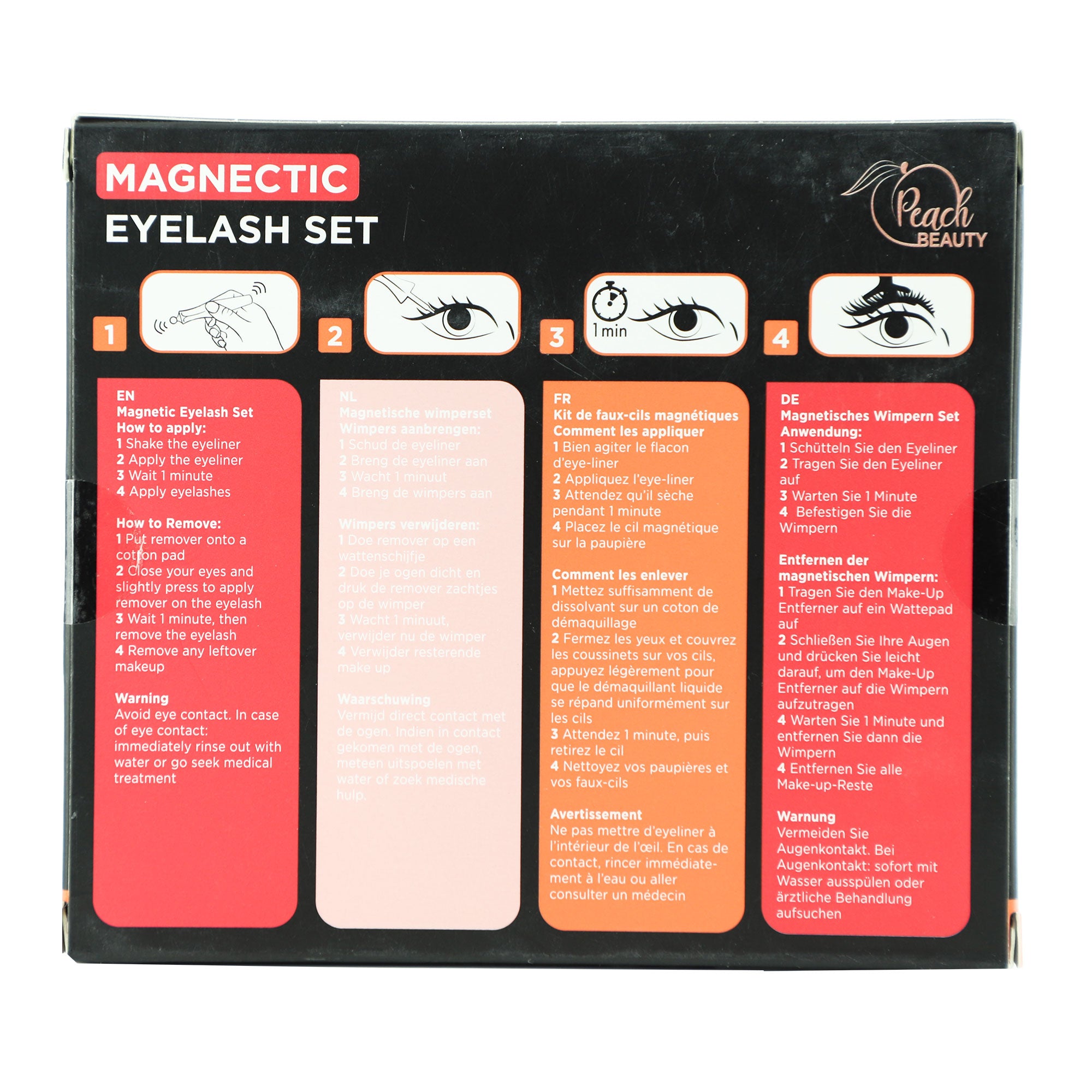 Kit eyeliner magnétique et faux cils