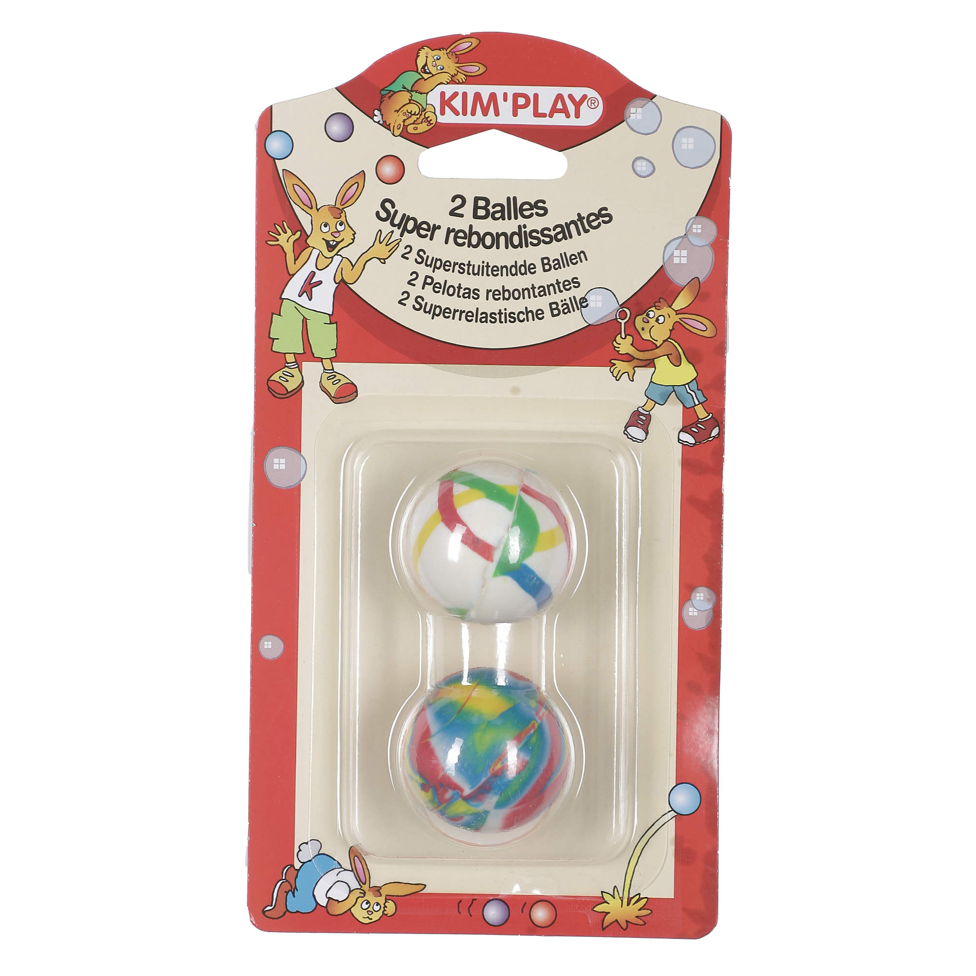 Balles super rebondissantes x2