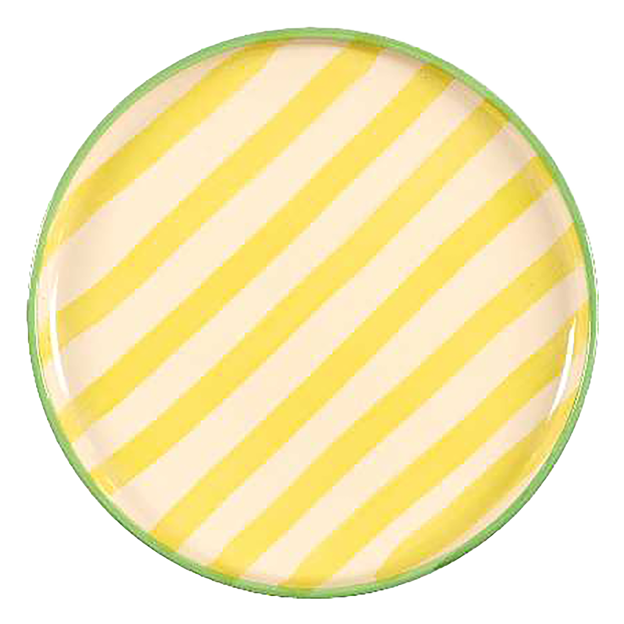 Assiette plate peinte 20 cm