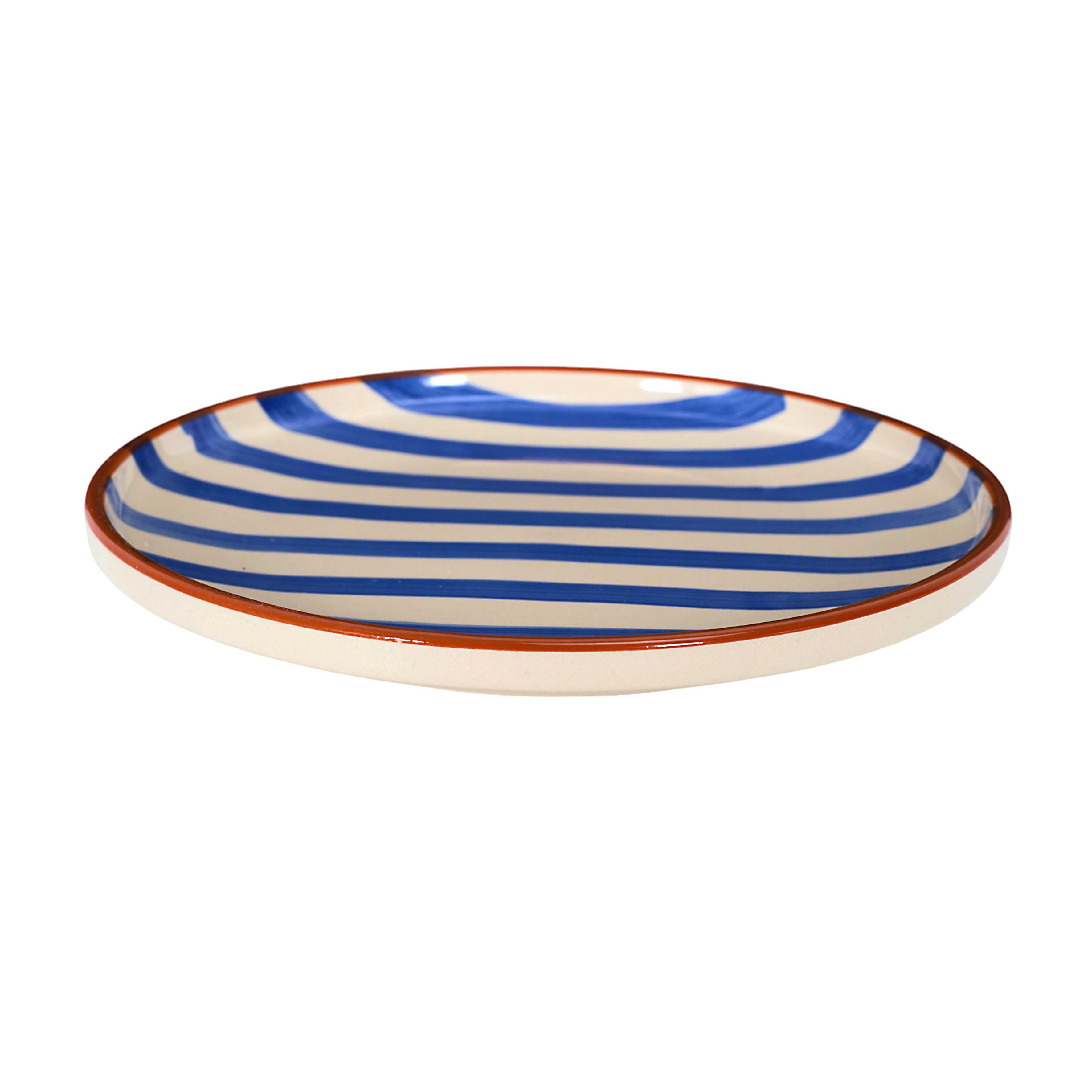 Assiette plate peinte 20 cm