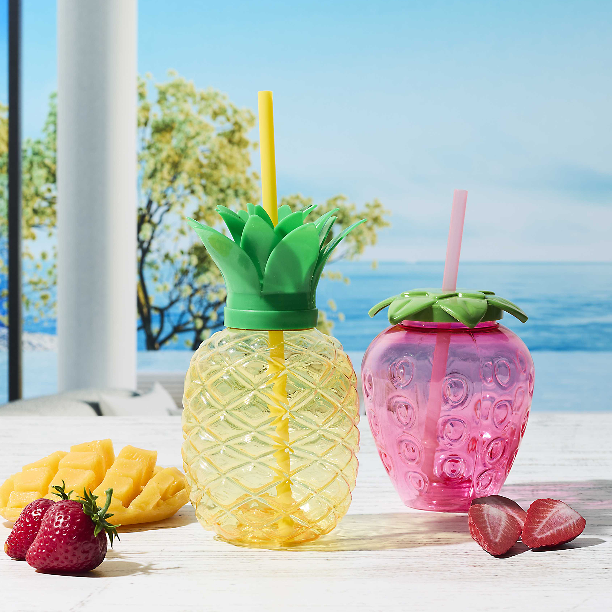 Bouteille ananas et fraise 50cl