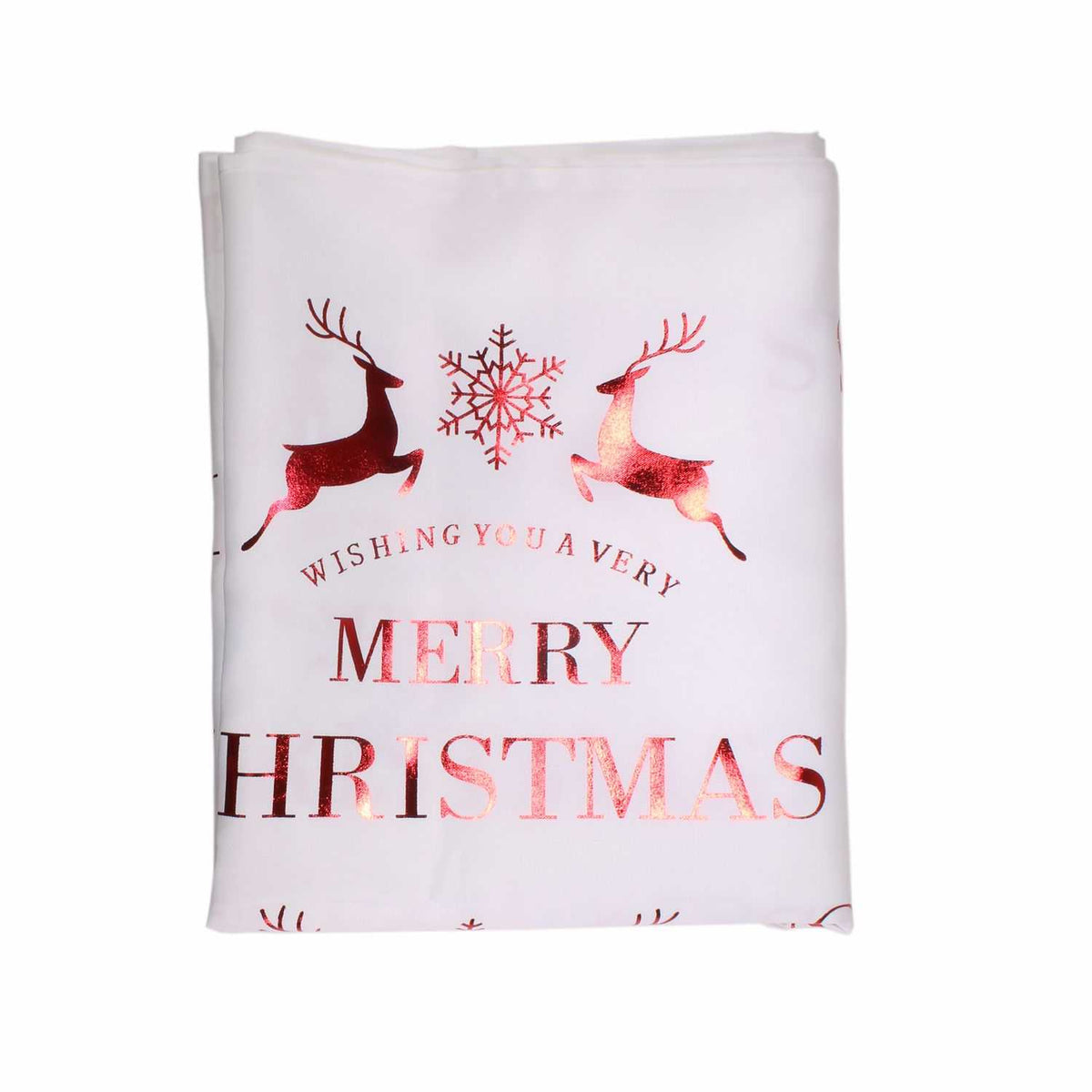 Nappe de Noël 150 x 240 cm - Rouge