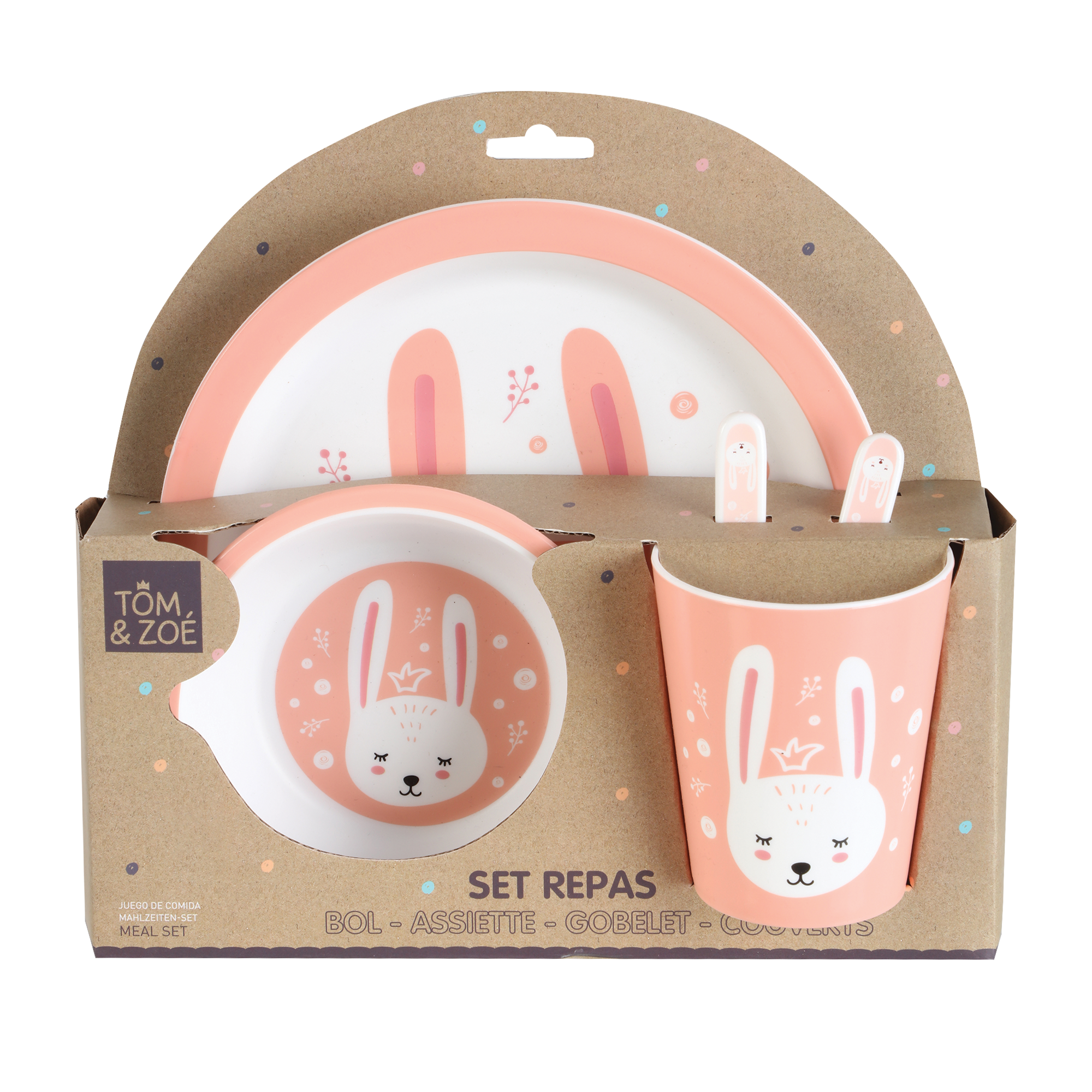 Set déjeuner enfant  - Rose