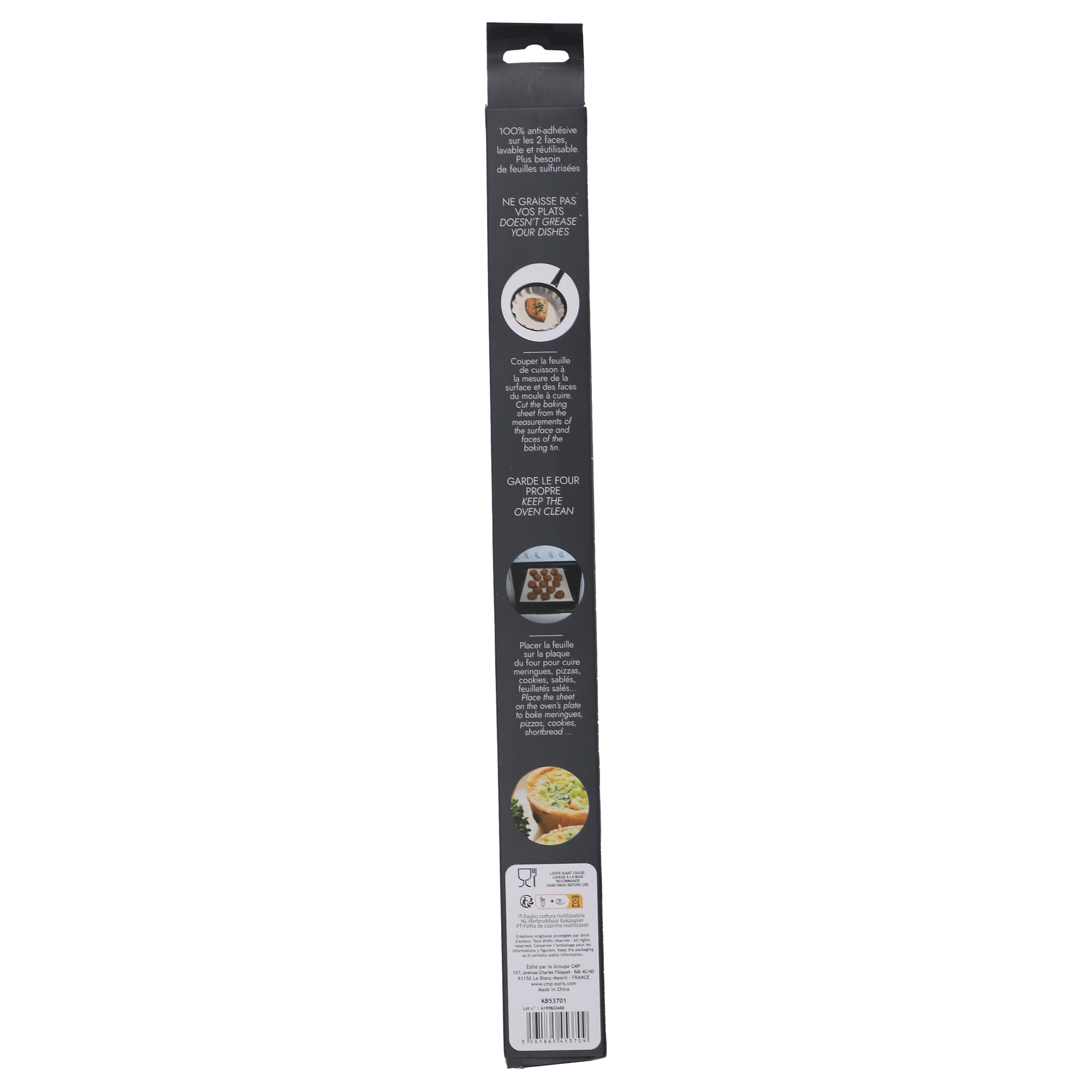 Feuille de cuisson réutilisable 1000 fois