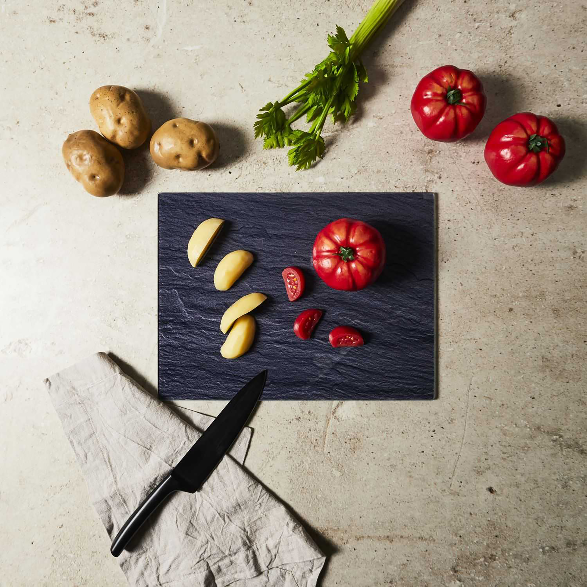 Planche à découper en verre