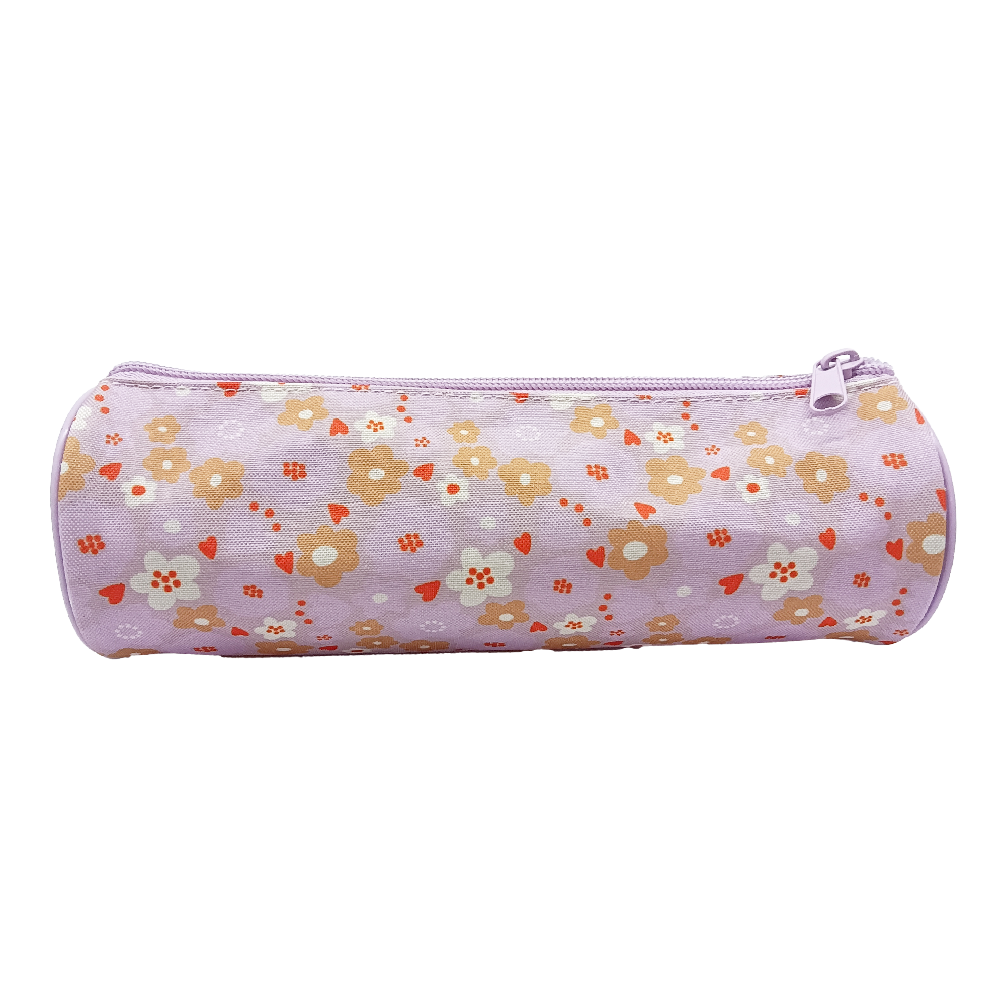 Trousse ronde fleurie