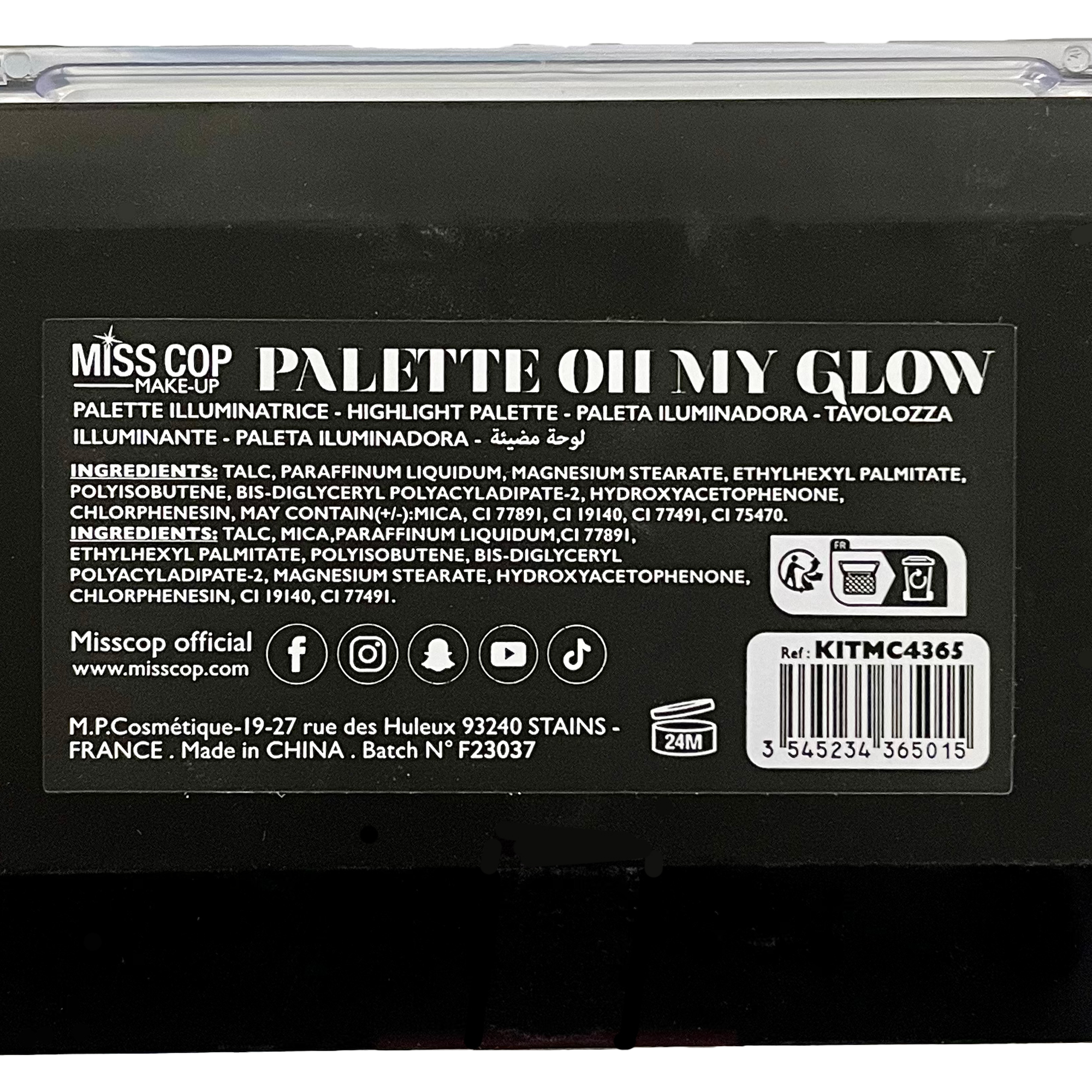 Palette illuminatrice Oh My Glow