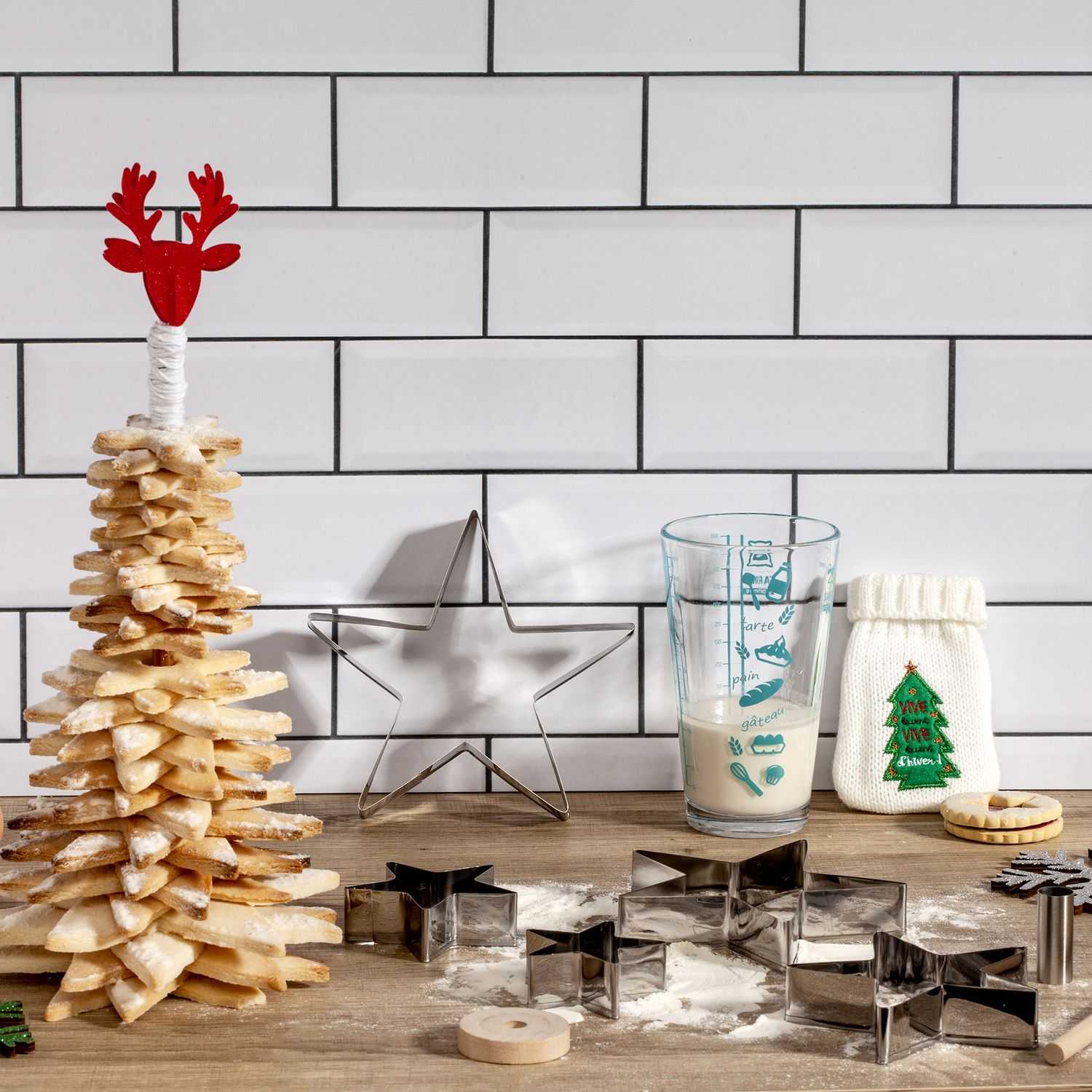 Coffret pâtisserie pièce montée Sapin