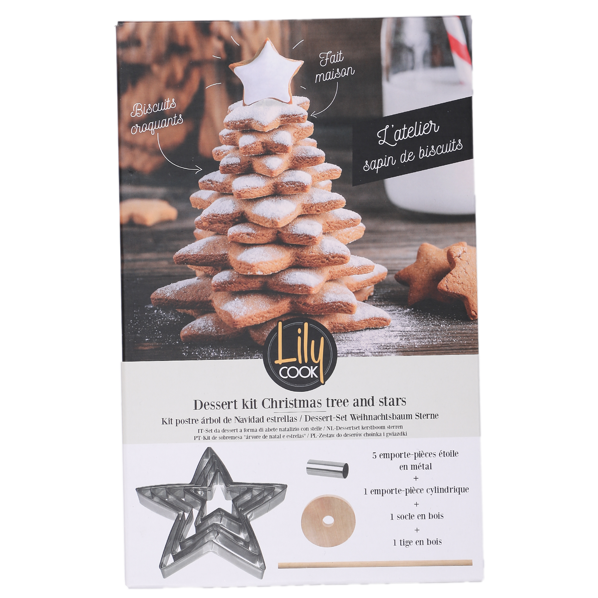 Coffret pâtisserie pièce montée Sapin