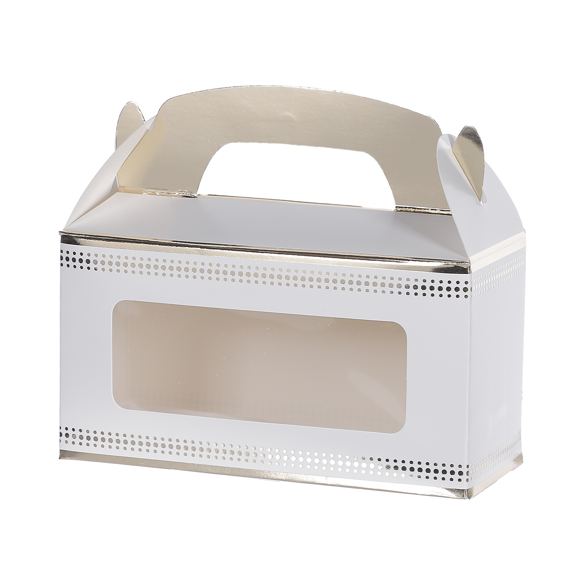 Boîte papier gourmandise cérémonie avec fenêtre x3