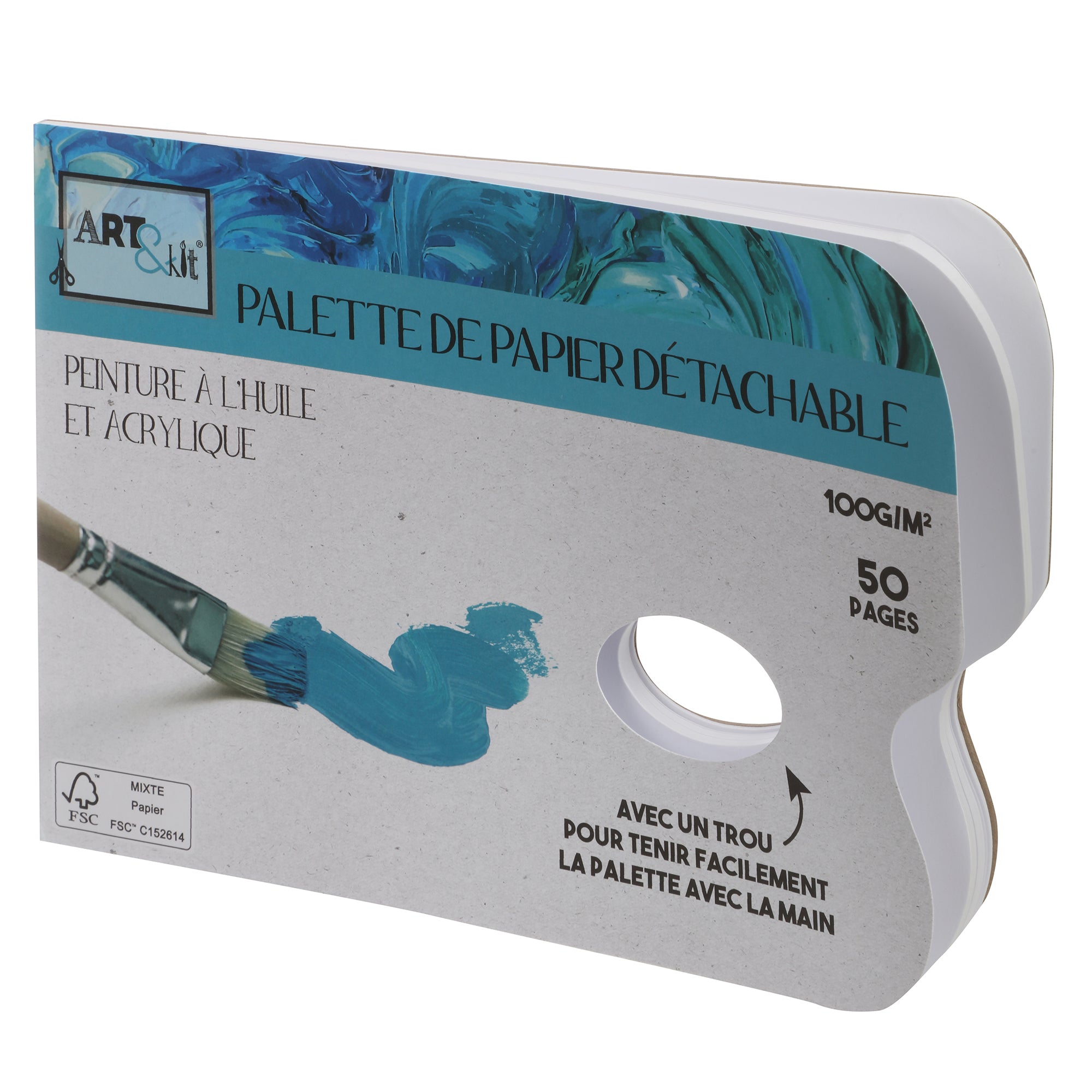 Palette de papier détachable 50 feuilles