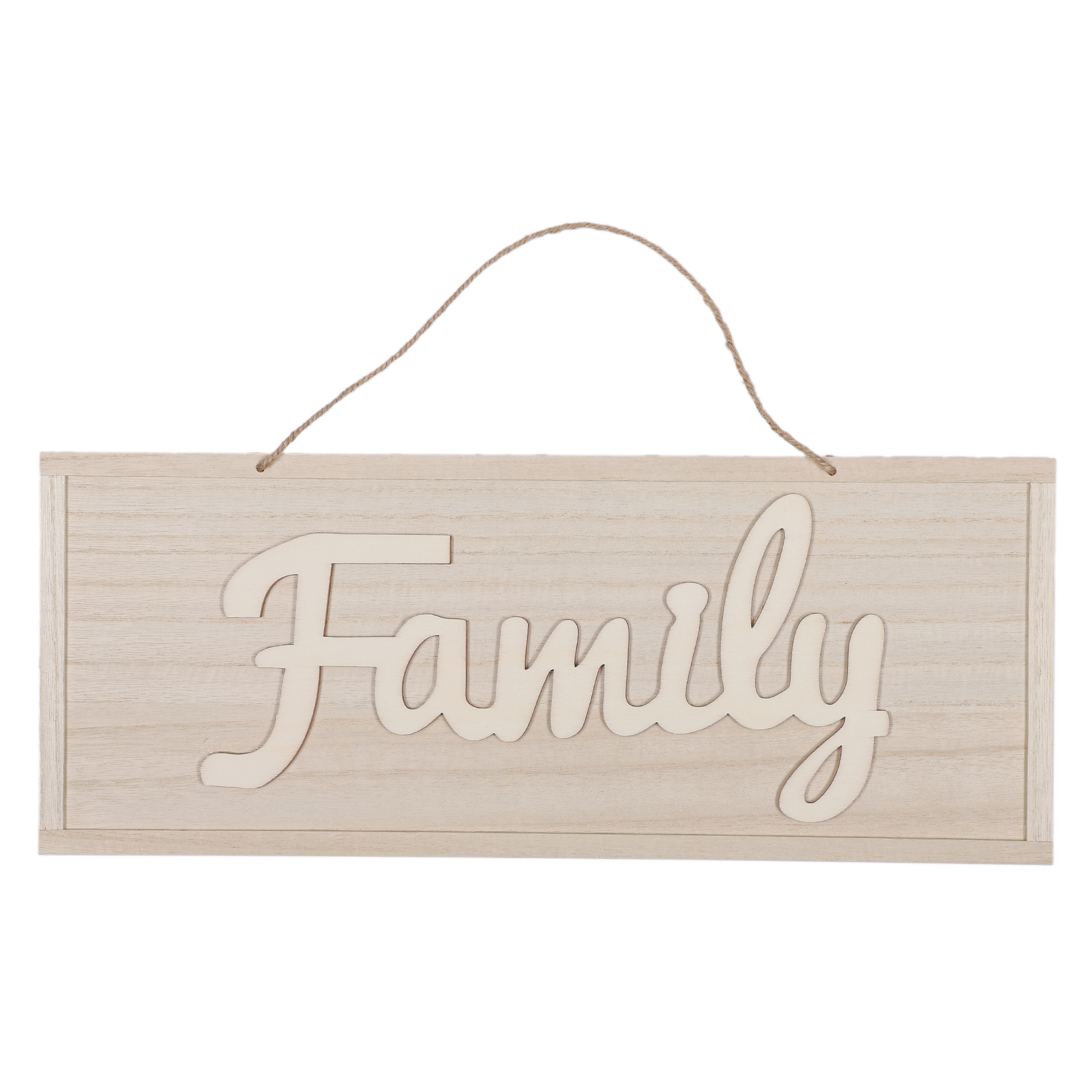 Plaque décorative à peindre family