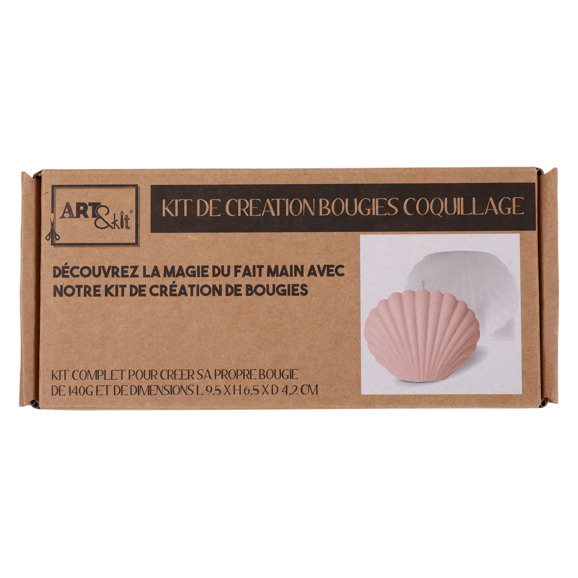 Kit de création de bougie en coquillage