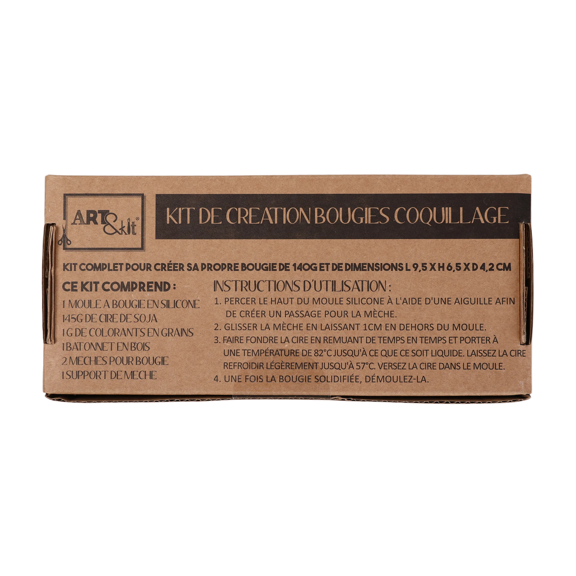 Kit de création de bougie en coquillage