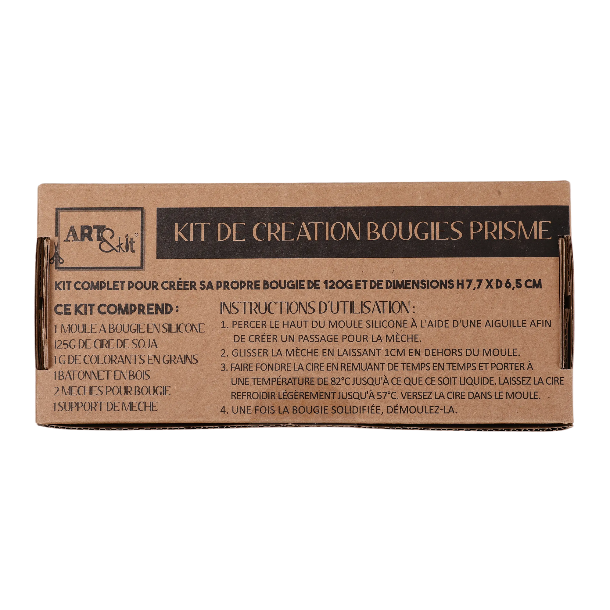 Kit de création de bougie en coquillage