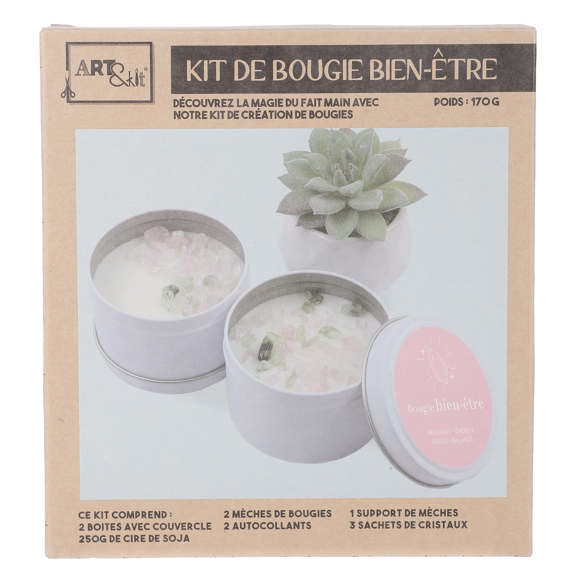 Kit bougies pierres