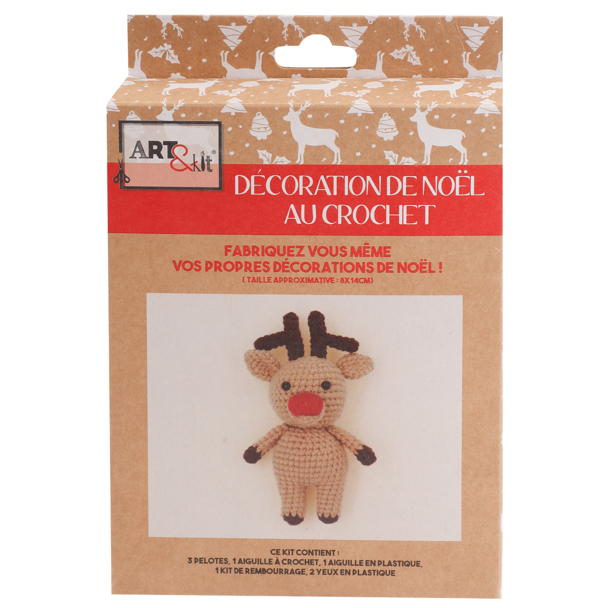 Kit crochet Noel  - Marron