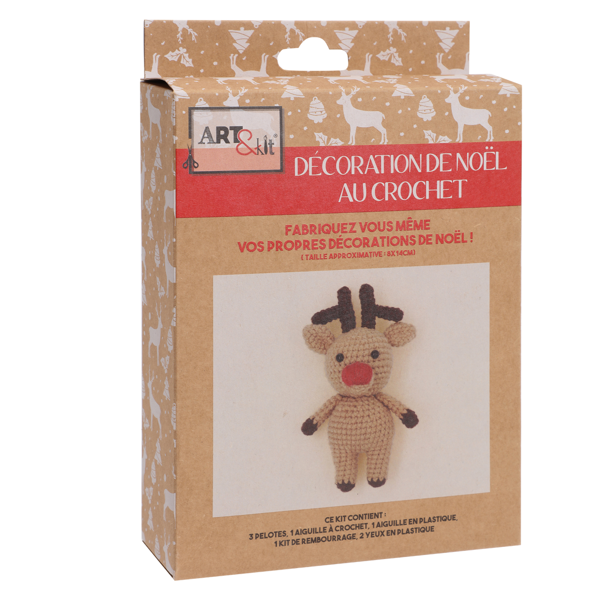 Kit crochet Noel  - Marron