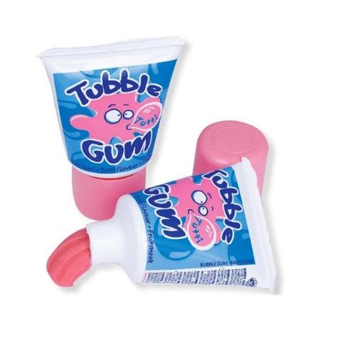 Tube de chewing gum Tutti