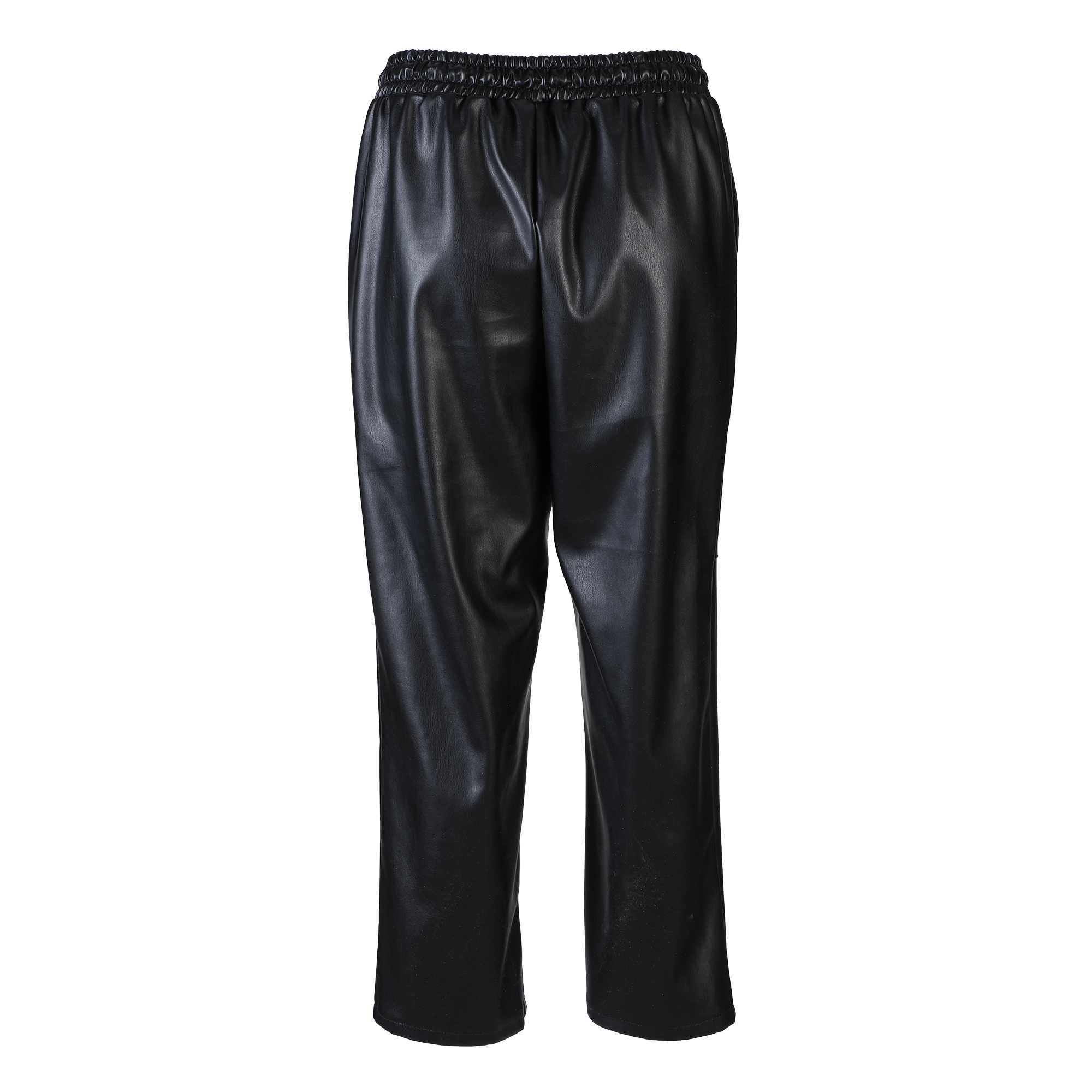 Pantalon faux cuir  - Noir