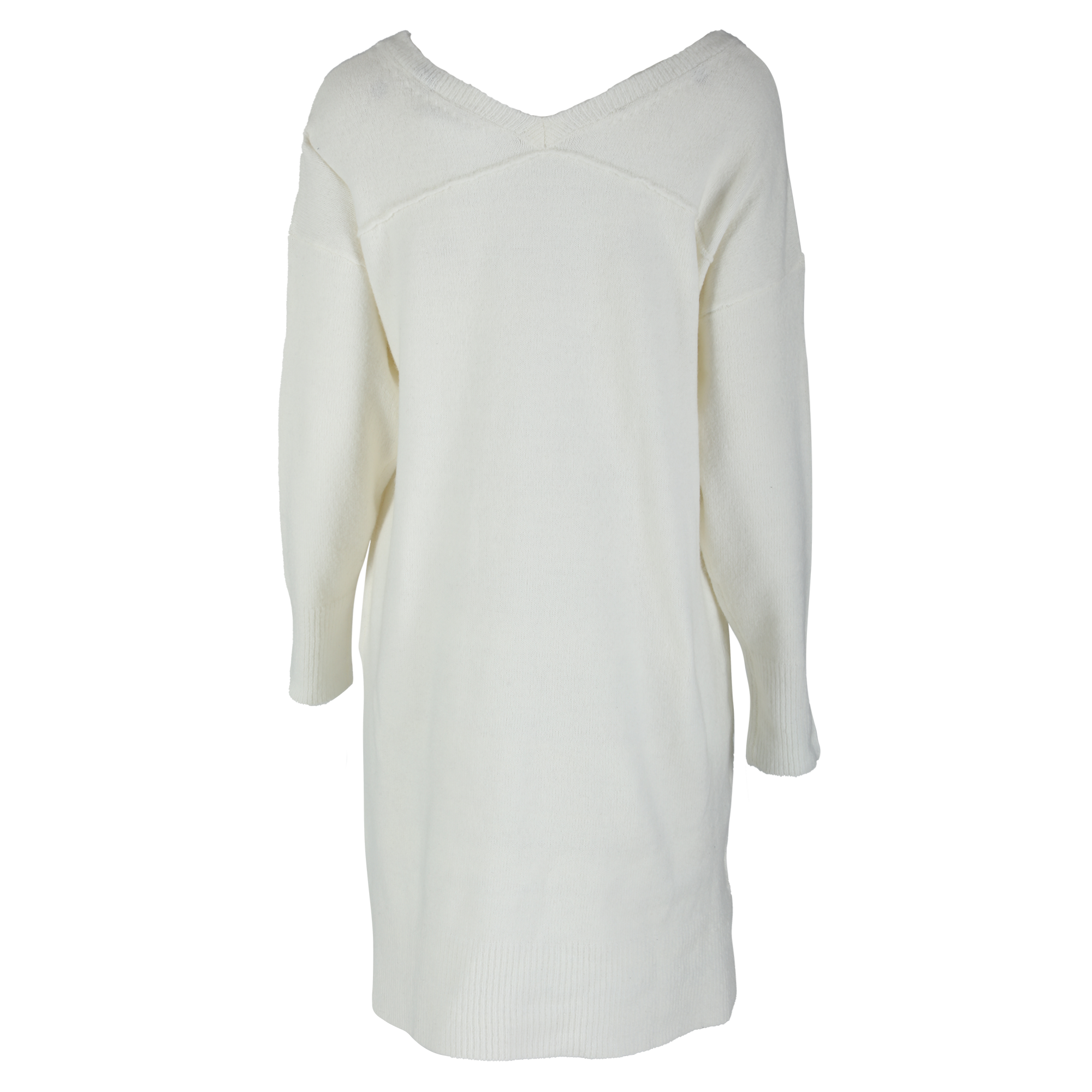 Robe en maille  - Blanc
