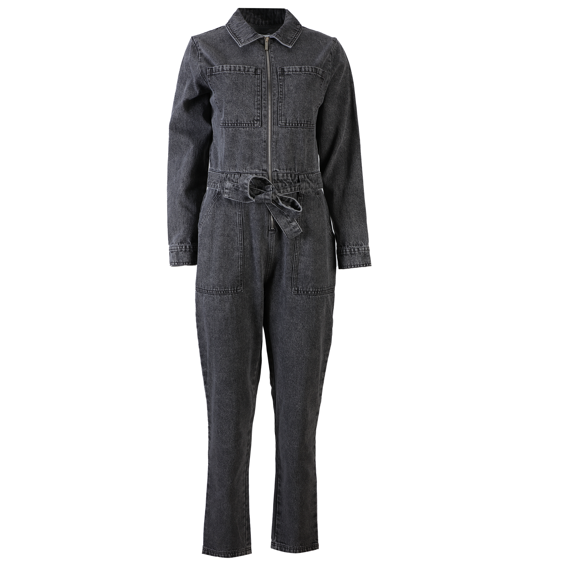 Combinaison en denim  - Bleu