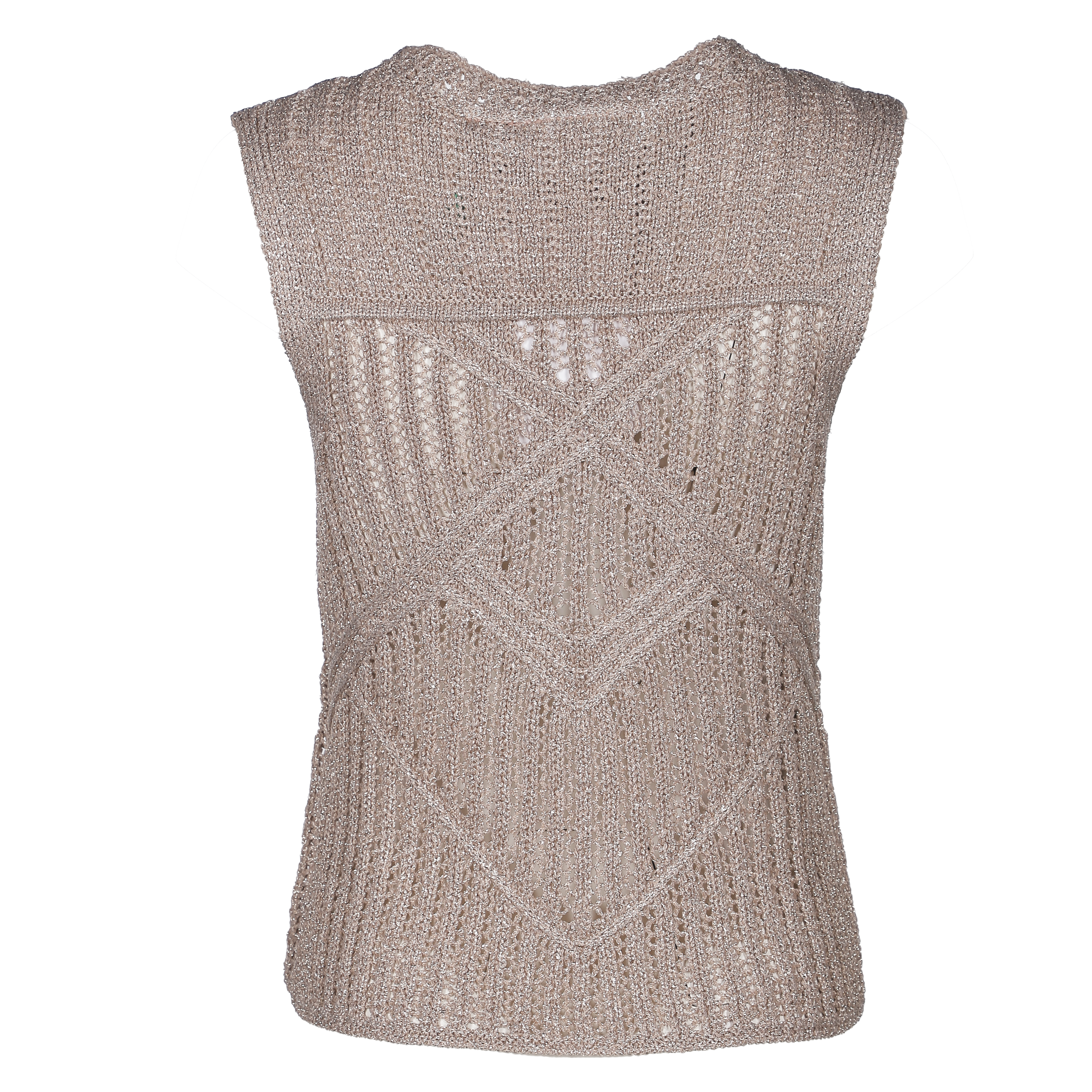 Débardeur crochet  - Or