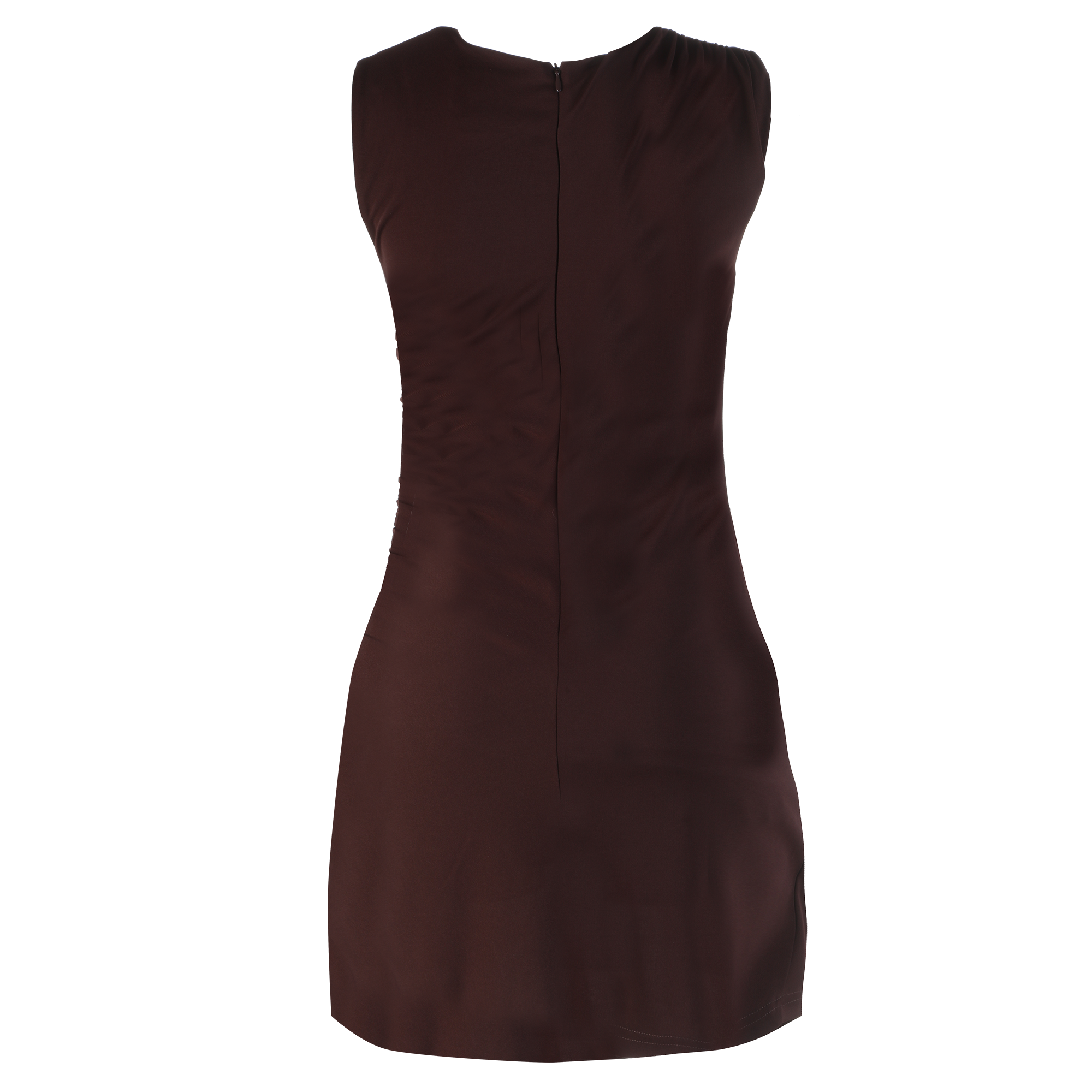 Robe courte - Marron