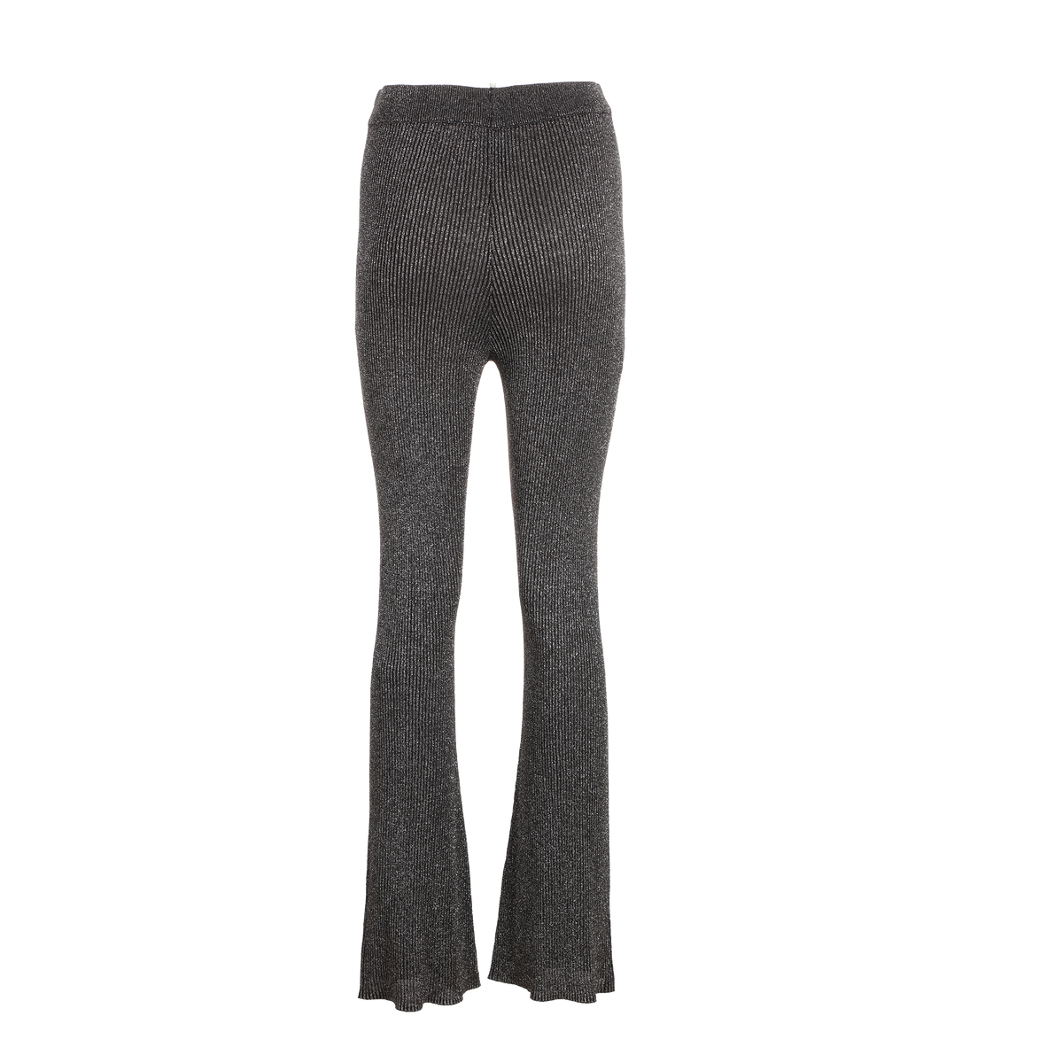 Pantalon en maille brillante argenté - Argent