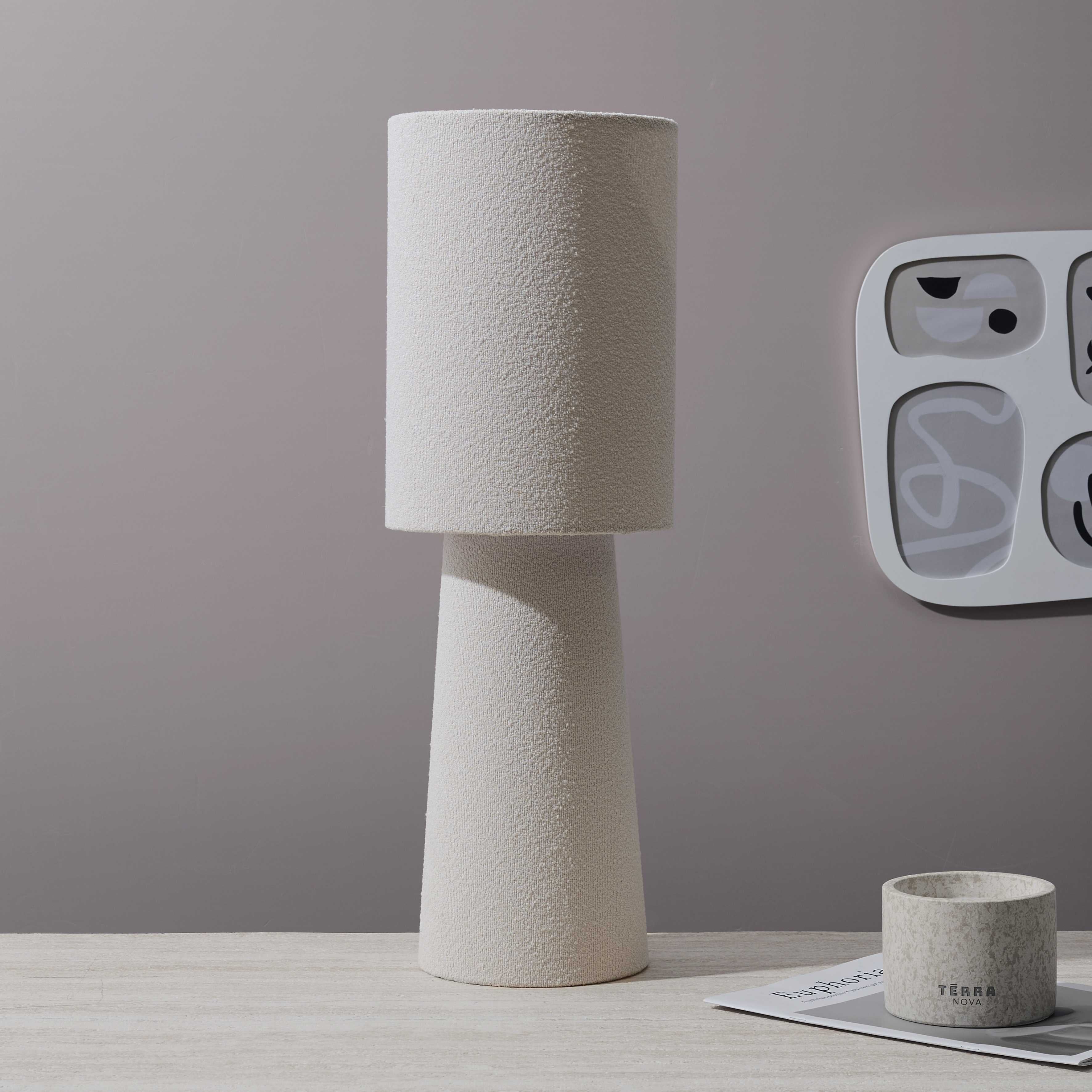 Lampe velours 58cm