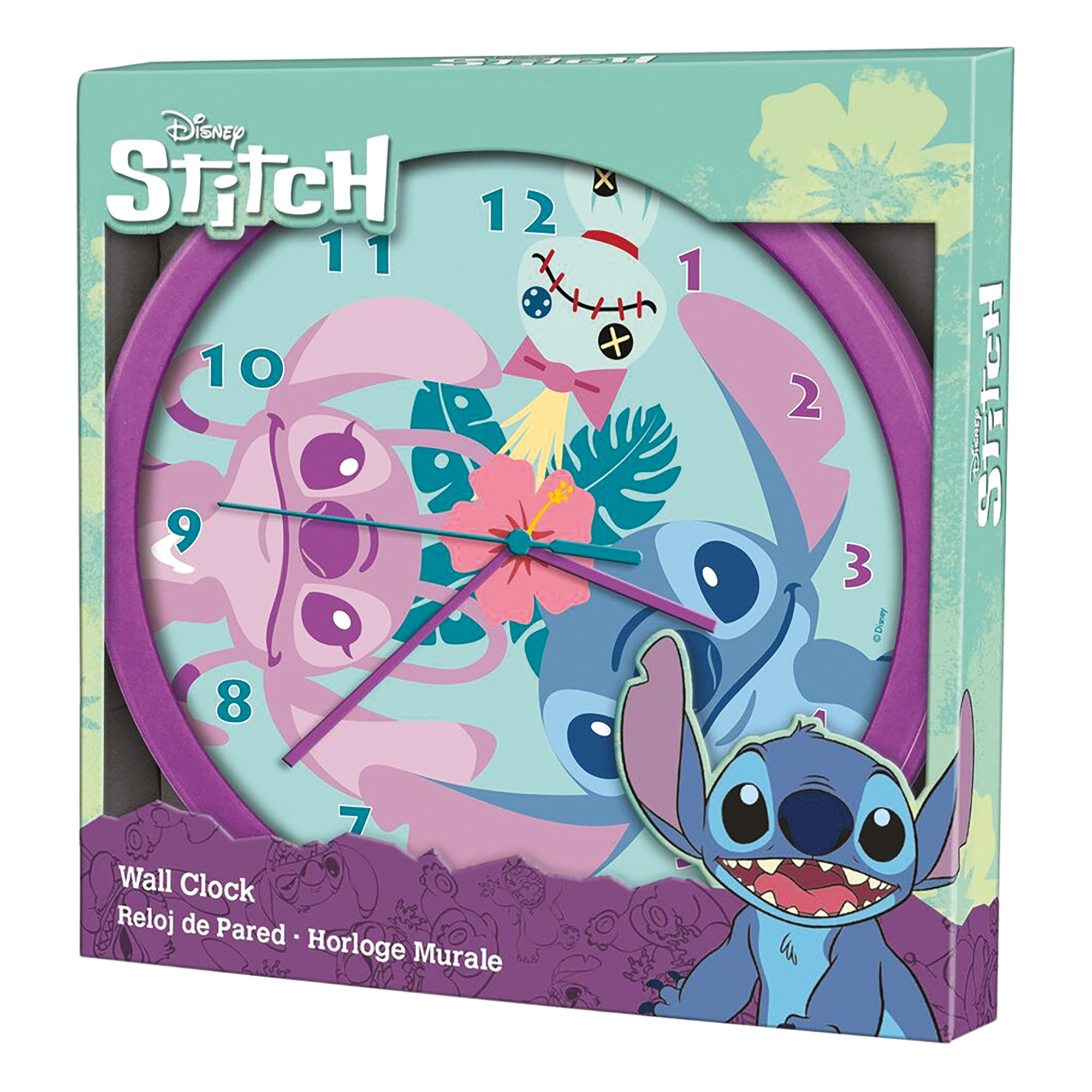Horloge murale Lilo et Stitch