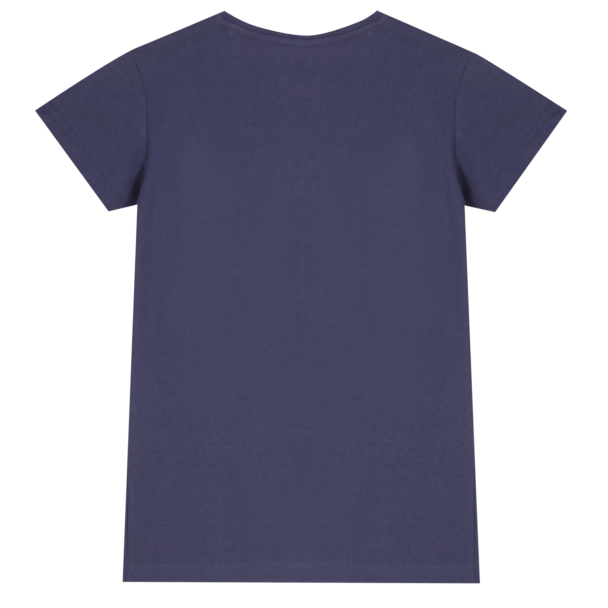 Tee-shirt manches courtes 4/14 ans - Bleu foncé