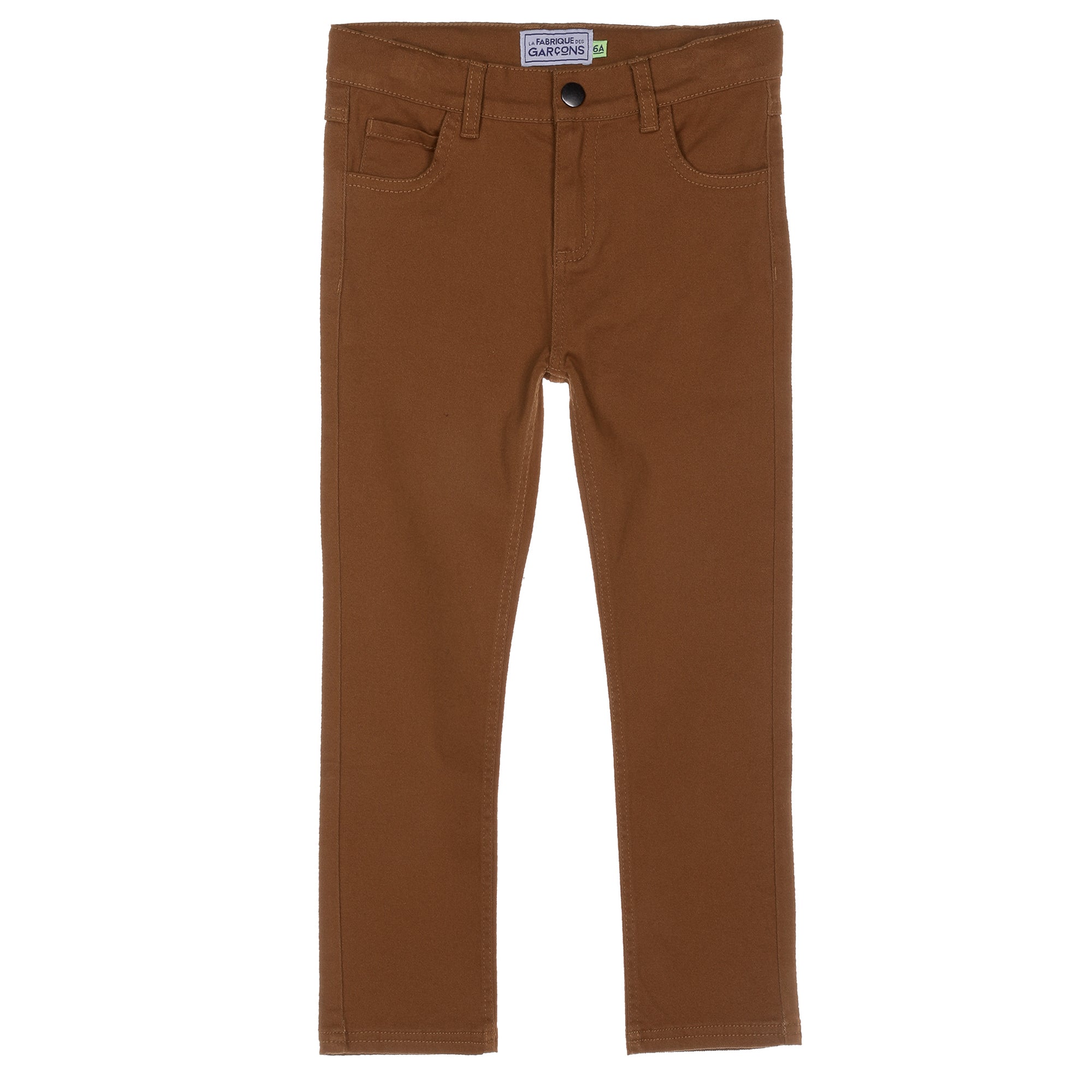 PANTALON TWILL COUPE SLIM 3/6A