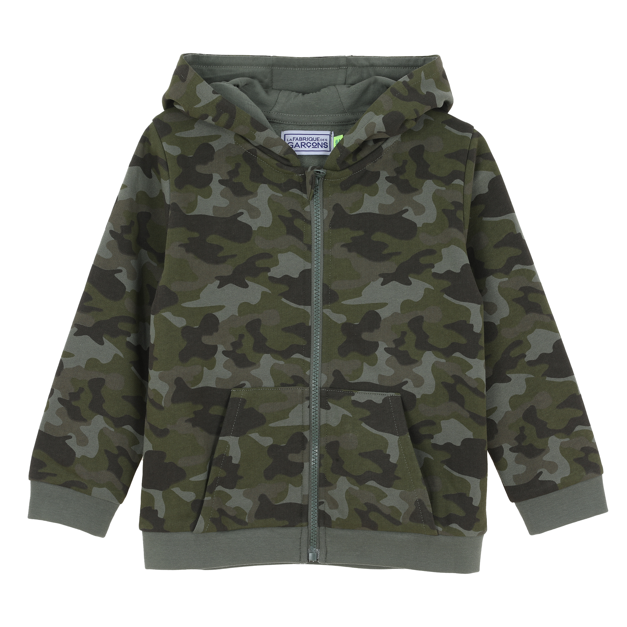 SWEAT A CAPUCHE ZIPPE 8-12A